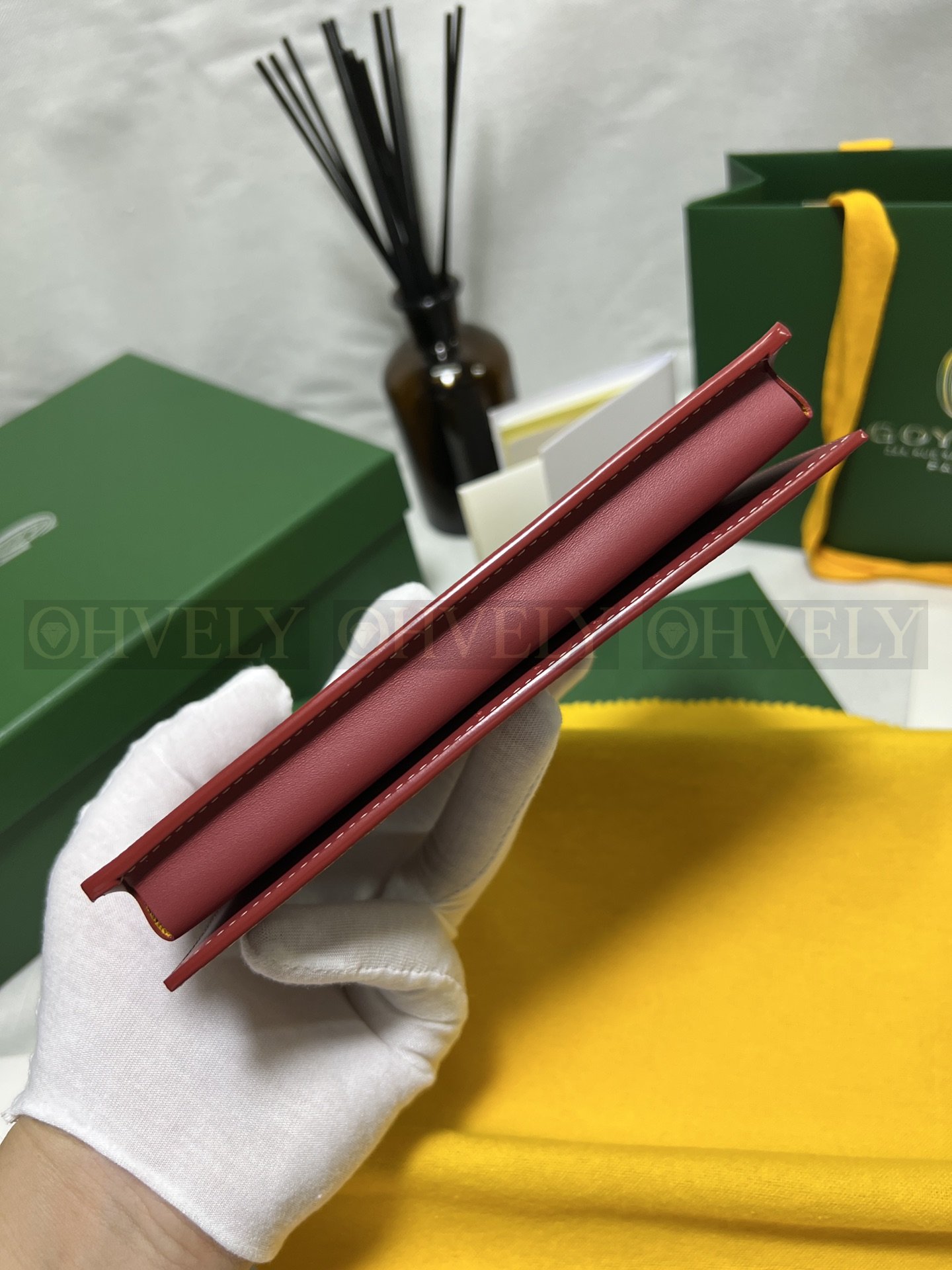 GOYARD 고야드 리슐리외 롱 수납 월렛 레드 상품 썸네일