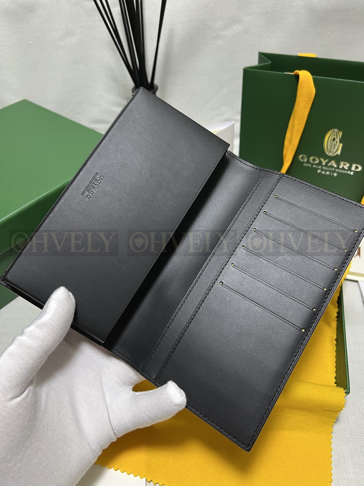 GOYARD 고야드 리슐리외 롱 수납 월렛 블랙 상품 썸네일