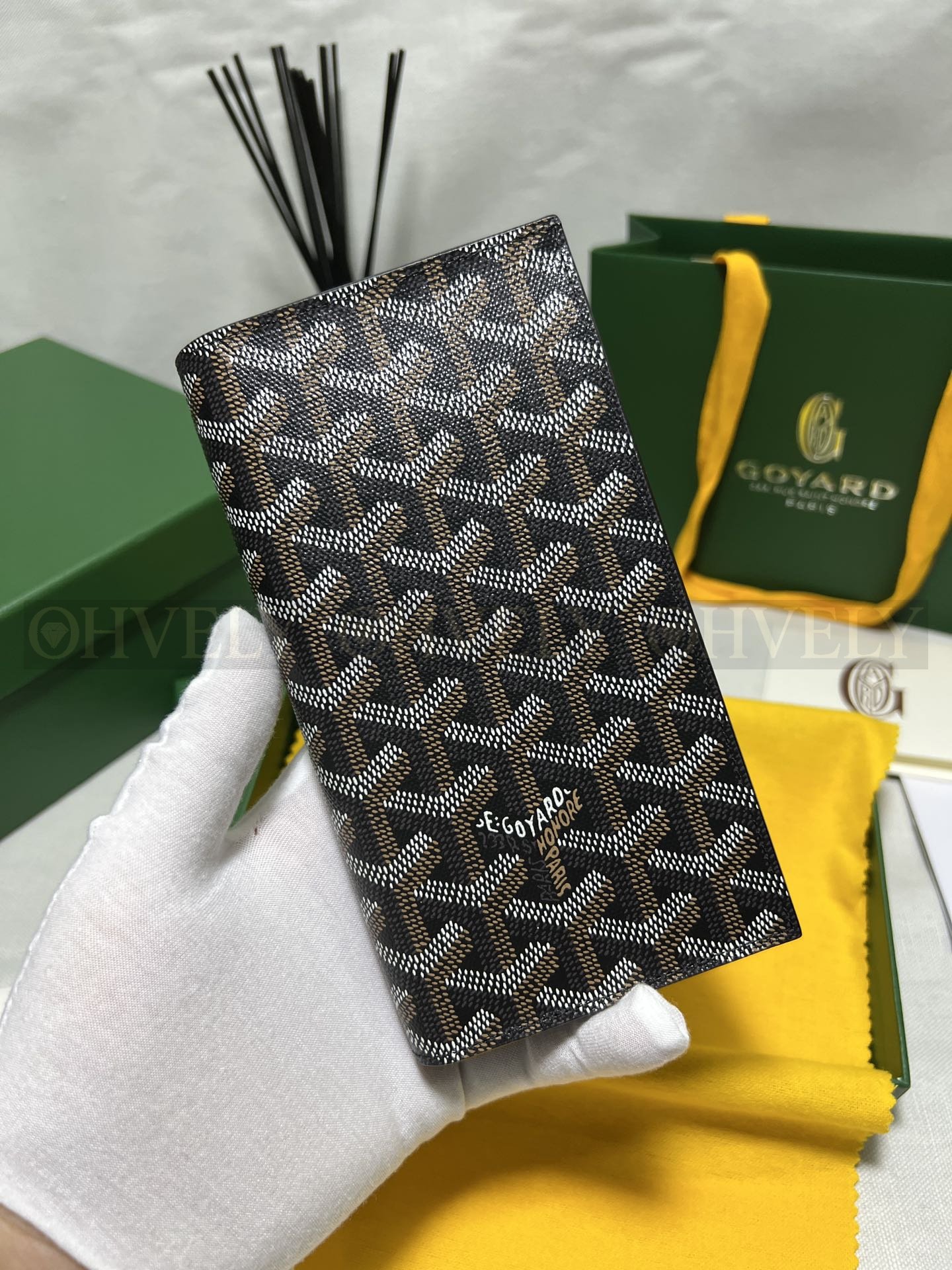 GOYARD 고야드 리슐리외 롱 수납 월렛 블랙 상품 썸네일