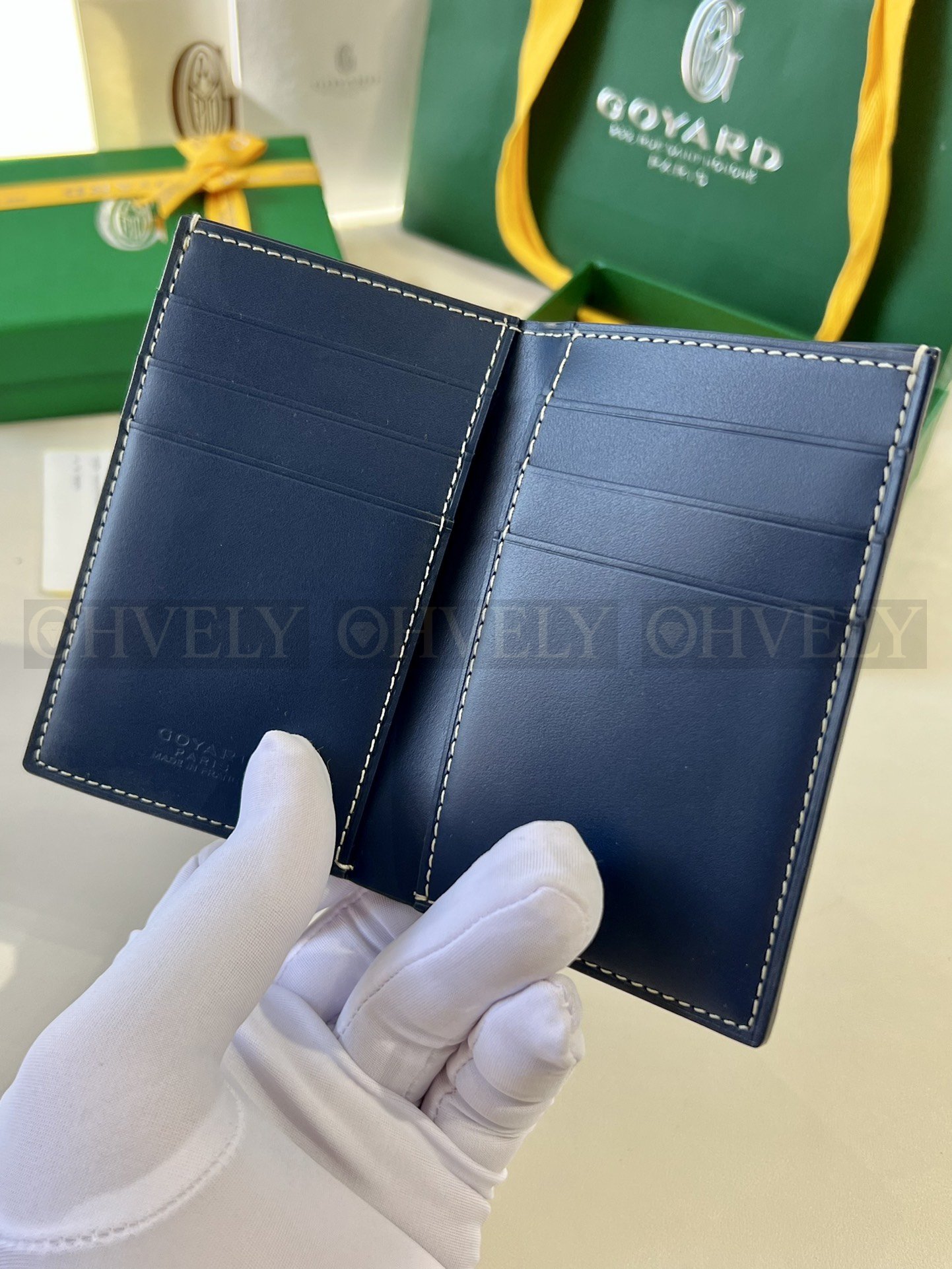 GOYARD 고야드 인서트 빅투아르 카드 홀더 네이비 상품 썸네일