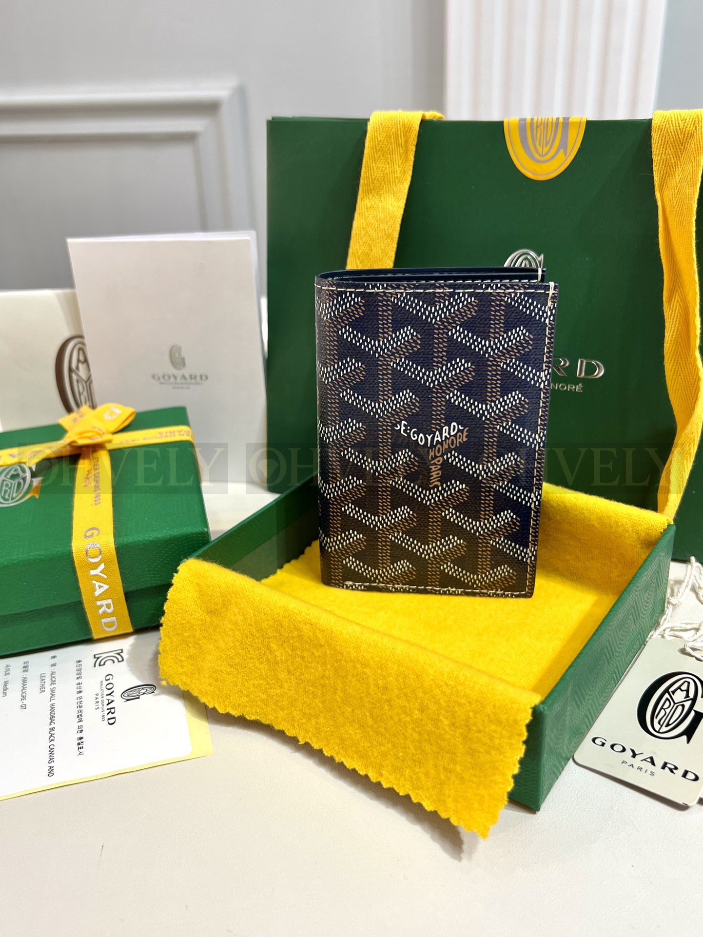 GOYARD 고야드 인서트 빅투아르 카드 홀더 네이비 상품 썸네일
