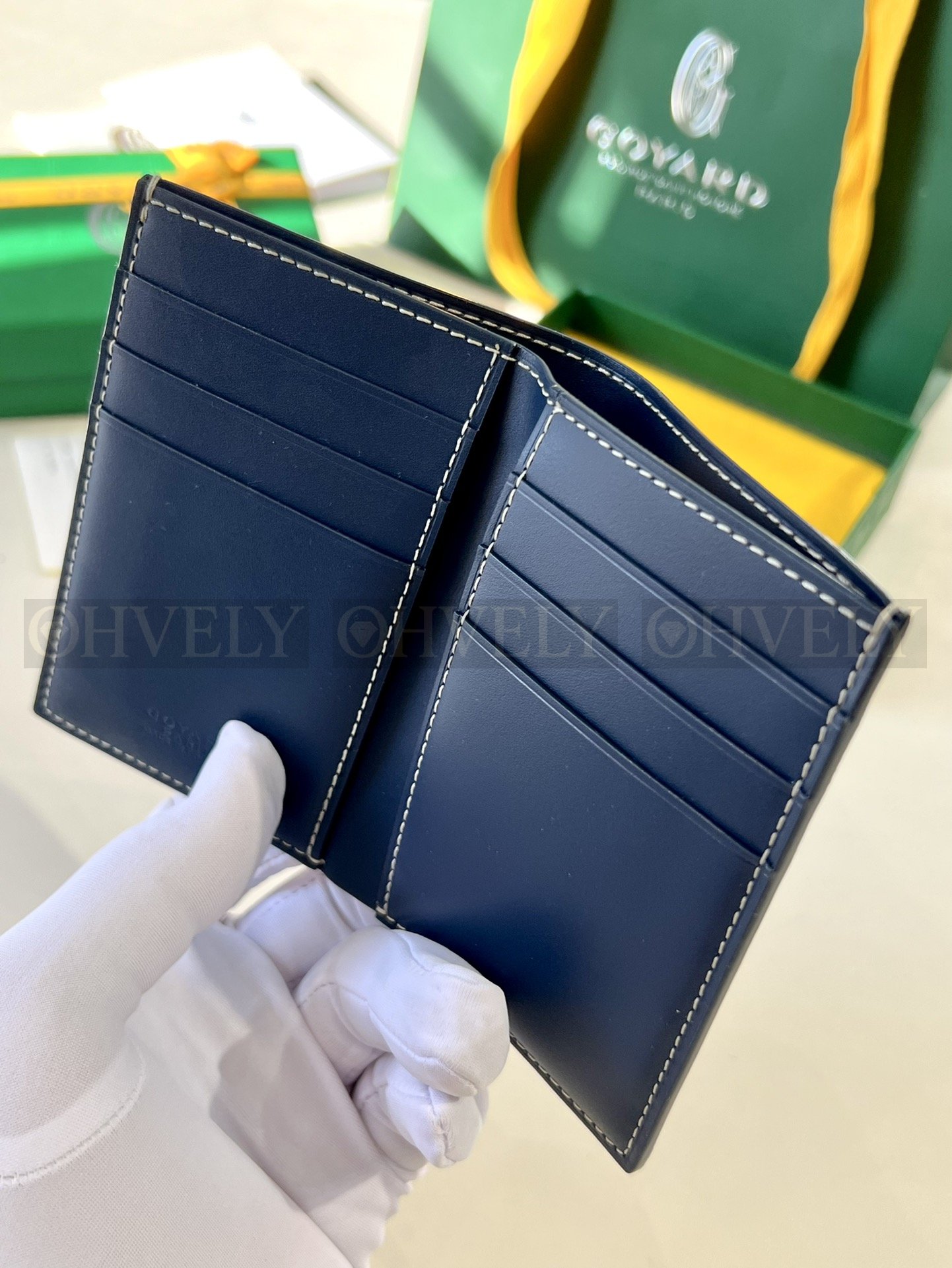 GOYARD 고야드 인서트 빅투아르 카드 홀더 네이비 상품 썸네일