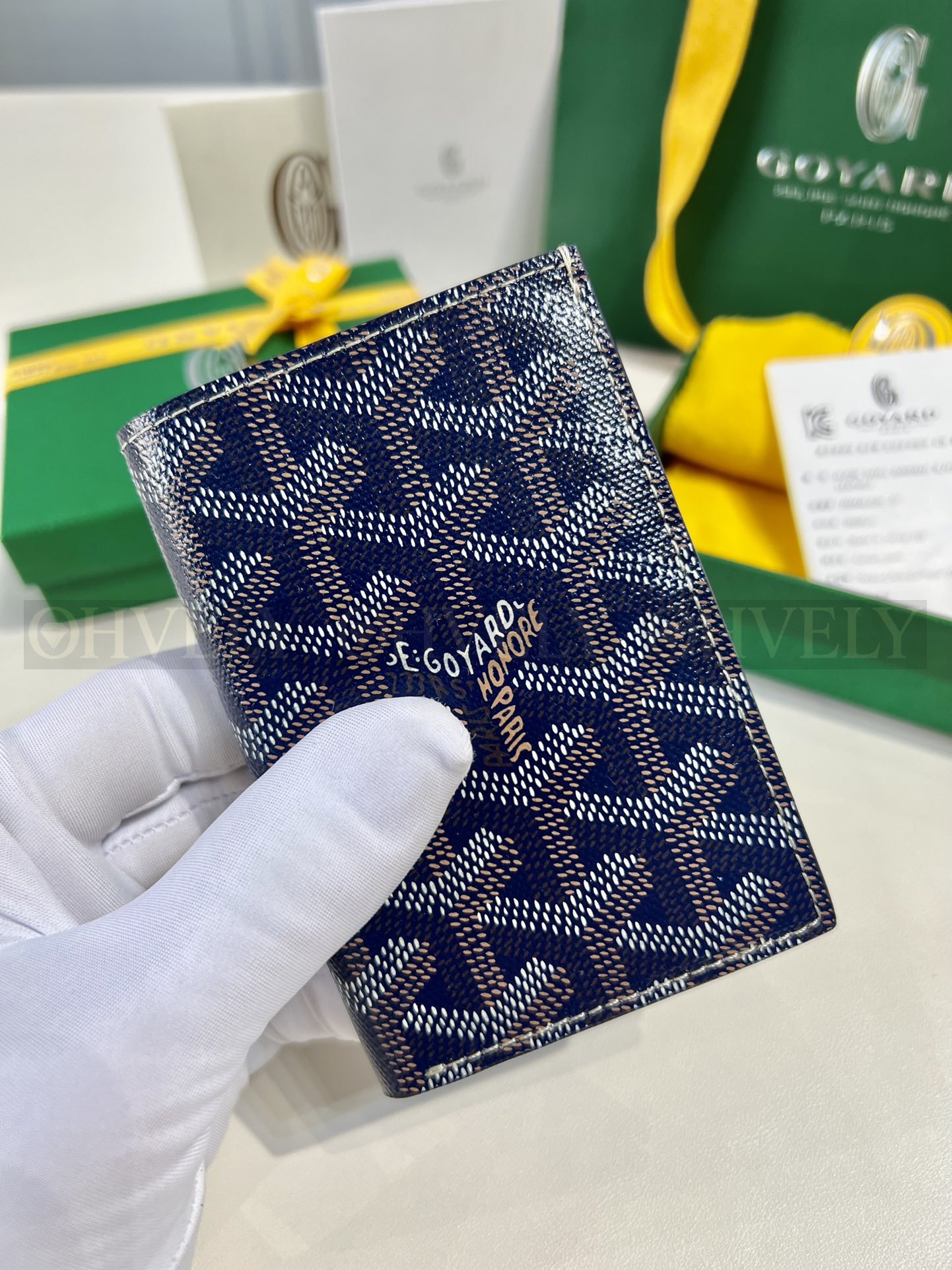 GOYARD 고야드 인서트 빅투아르 카드 홀더 네이비 상품 썸네일