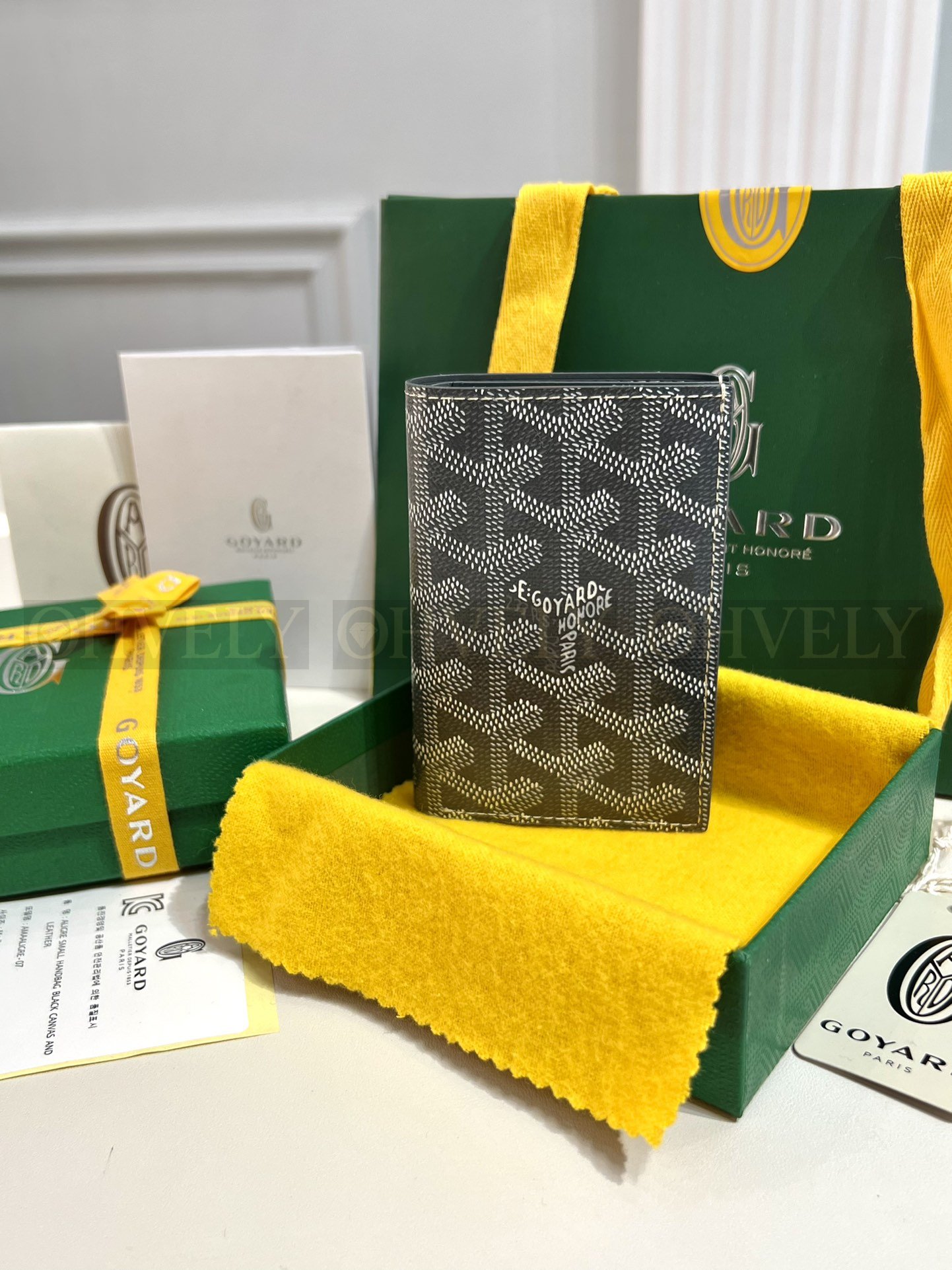 GOYARD 고야드 인서트 빅투아르 카드 홀더 블랙 상품 썸네일