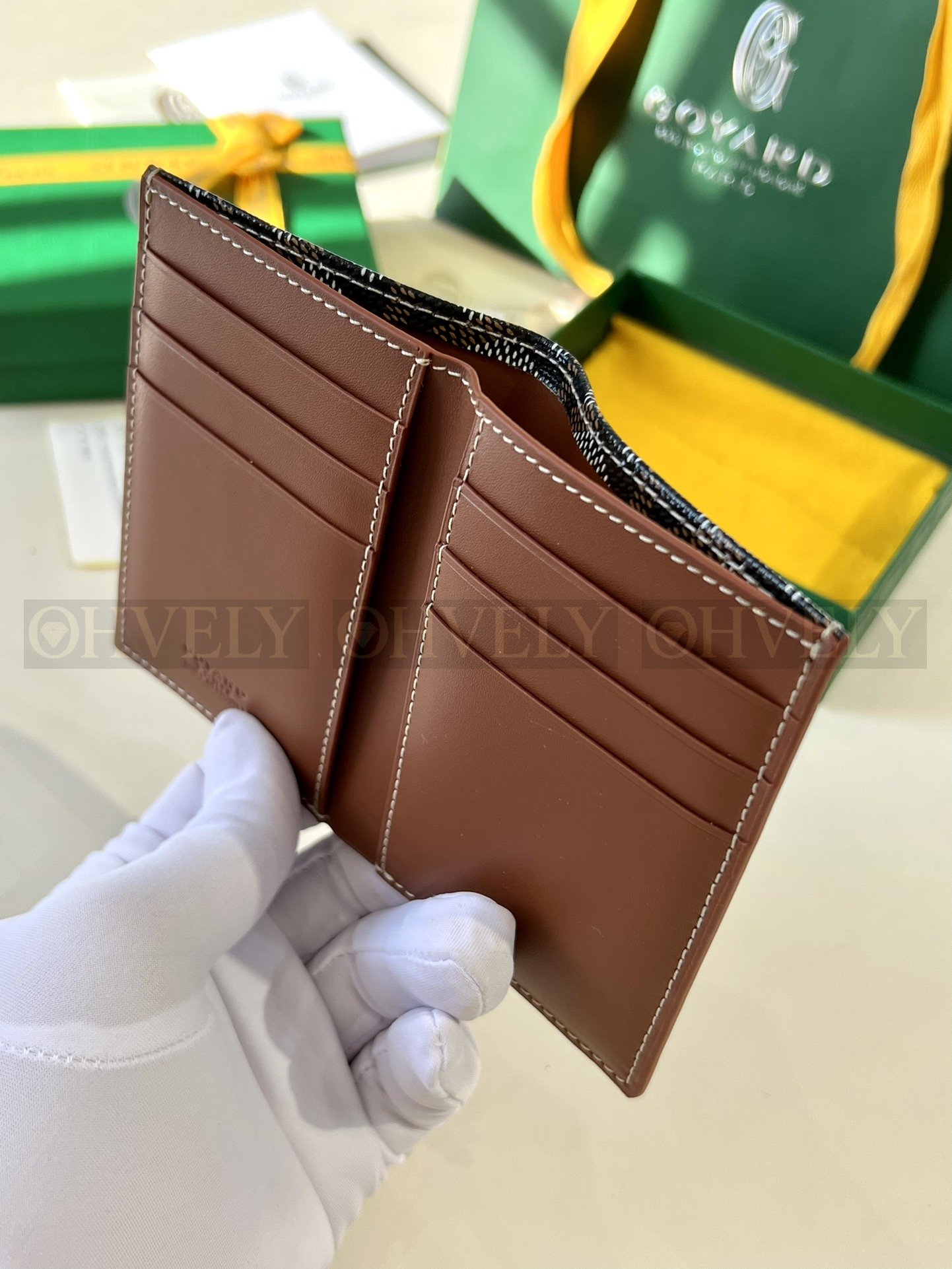 GOYARD 고야드 인서트 빅투아르 카드 홀더 블랙&브라운 상품 썸네일