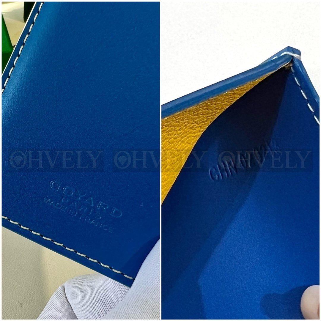 GOYARD 고야드 인서트 빅투아르 카드 홀더 블루&옐로우 상품 썸네일