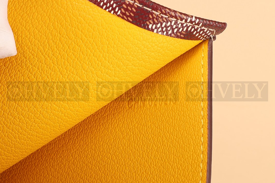 GOYARD 고야드 리슐리외 롱 카드 홀더 레드와인 상품 썸네일