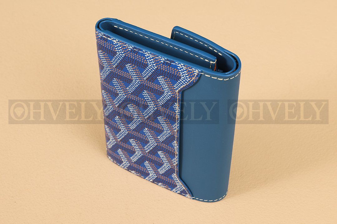 GOYARD 고야드 빅투아르 컴팩트 월렛 블루 상품 썸네일