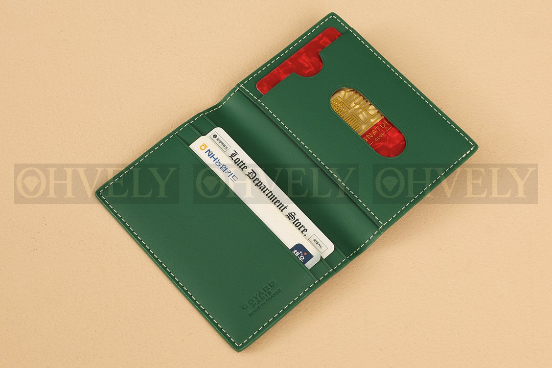 GOYARD 고야드 생 피에르 카드 홀더 그린 상품 썸네일