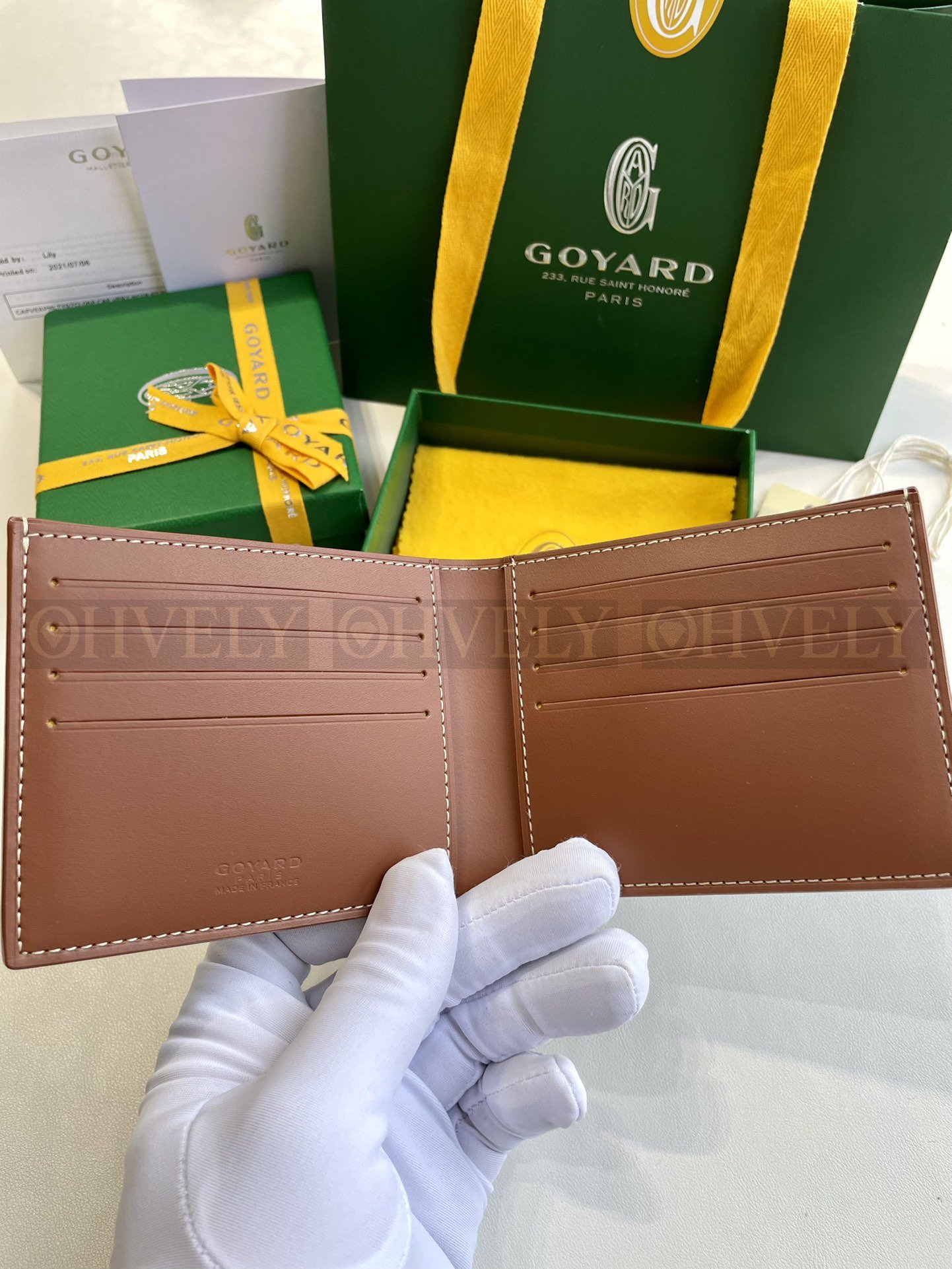 GOYARD 고야드 빅투아르 반지갑 블랙&브라운 상품 썸네일