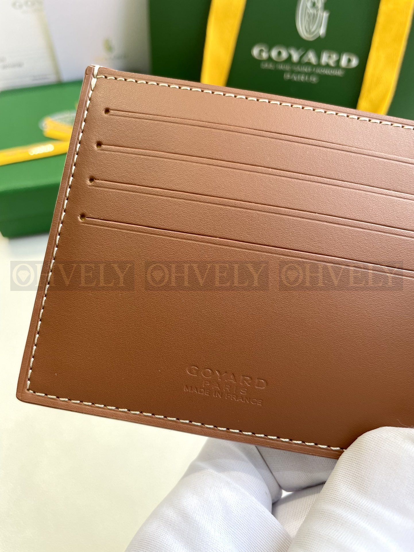 GOYARD 고야드 빅투아르 반지갑 블랙&브라운 상품 썸네일
