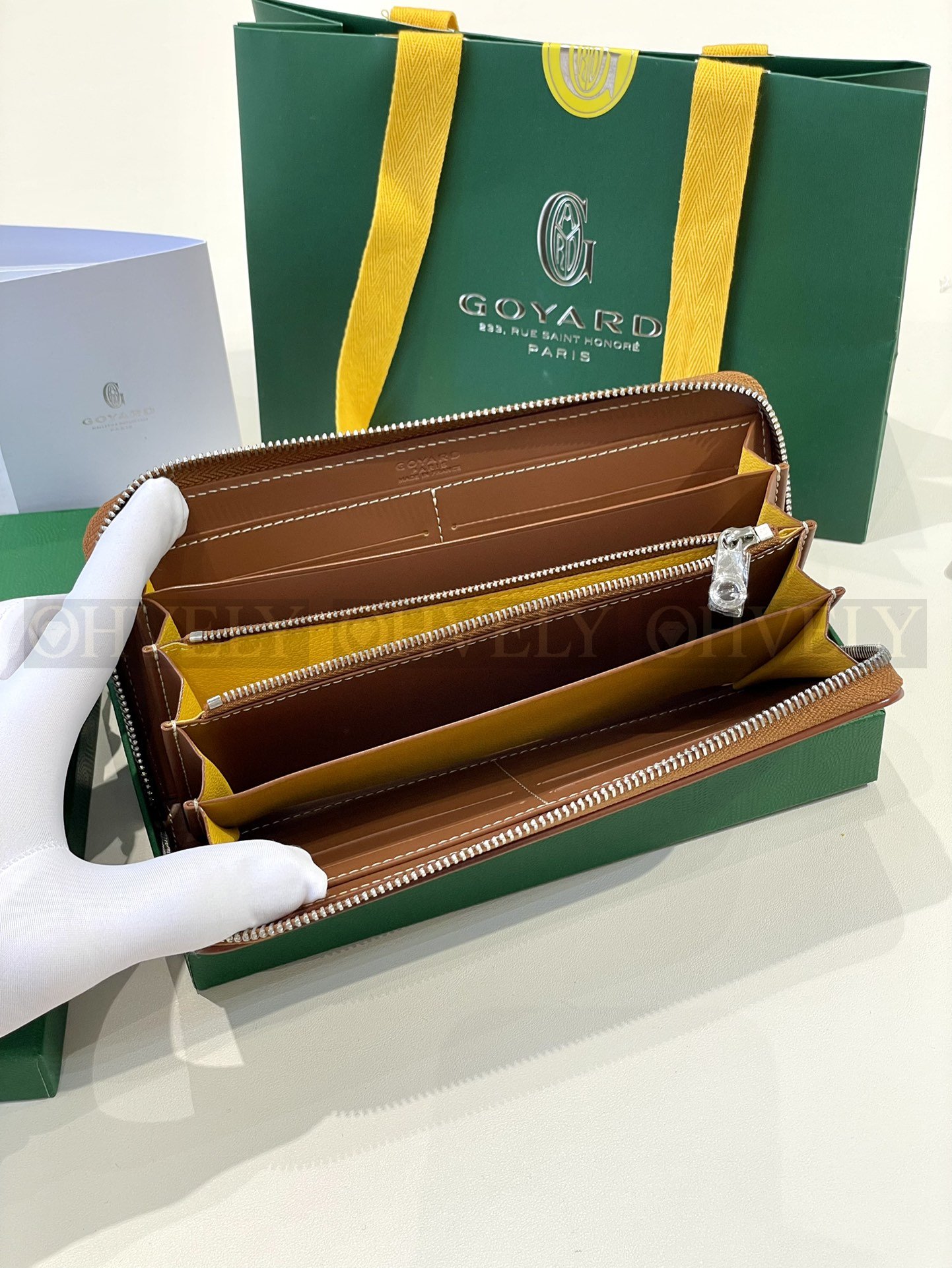 GOYARD 고야드 마티뇽 GM 월렛 블랙&브라운 상품 썸네일