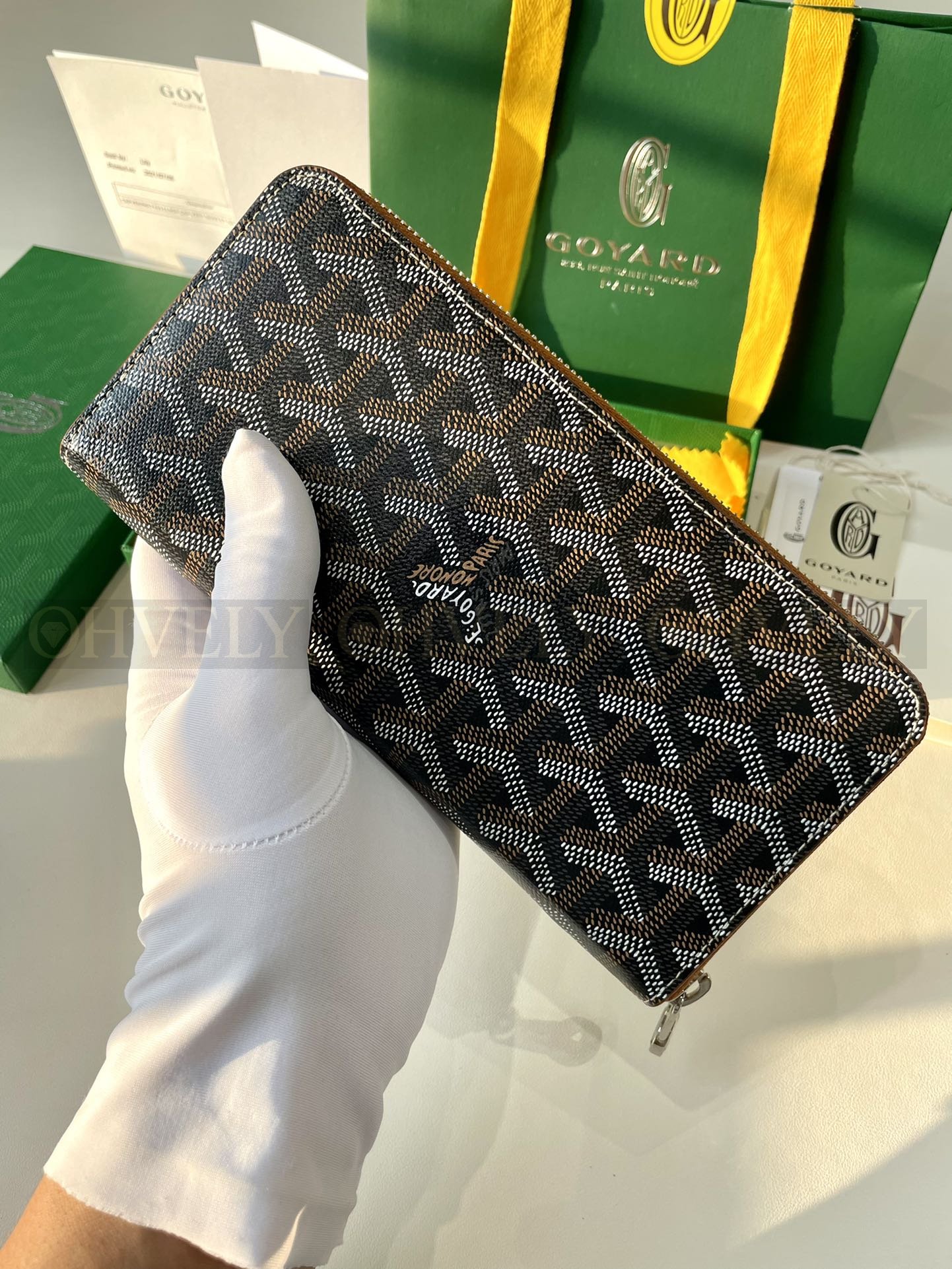 GOYARD 고야드 마티뇽 GM 월렛 블랙&브라운 상품 썸네일