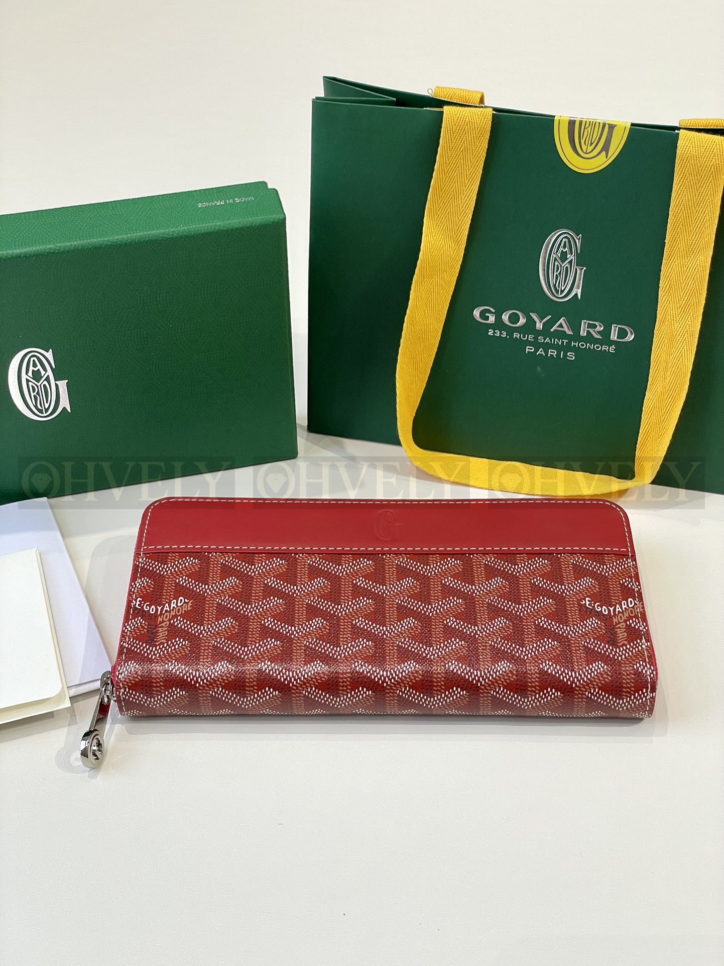 GOYARD 고야드 마티뇽 GM 월렛 레드 상품 썸네일