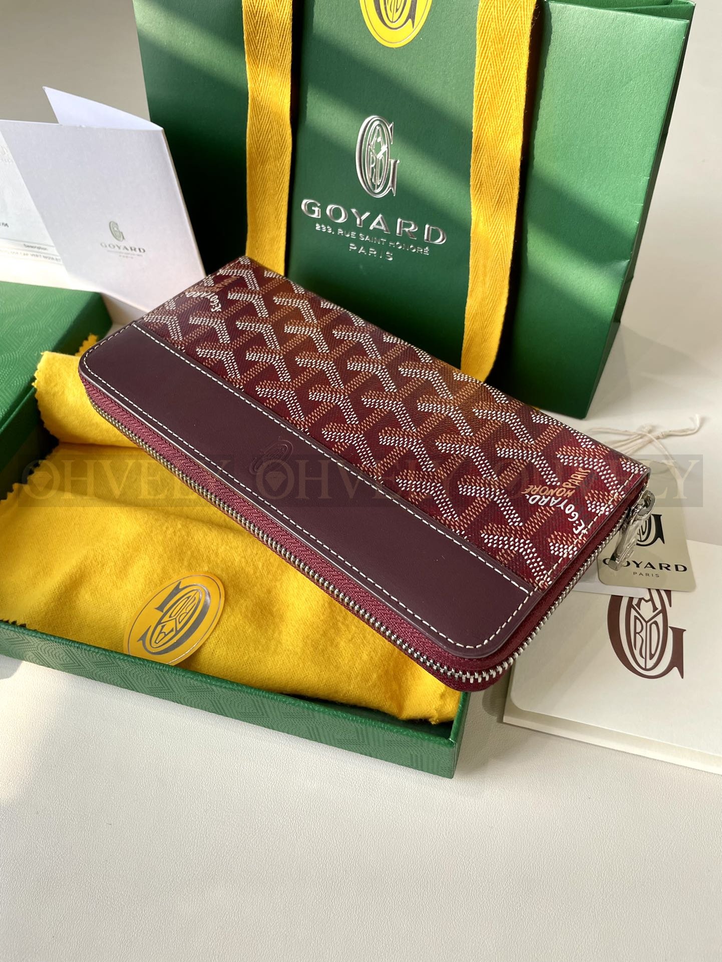 GOYARD 고야드 마티뇽 GM 월렛 버건디 상품 썸네일
