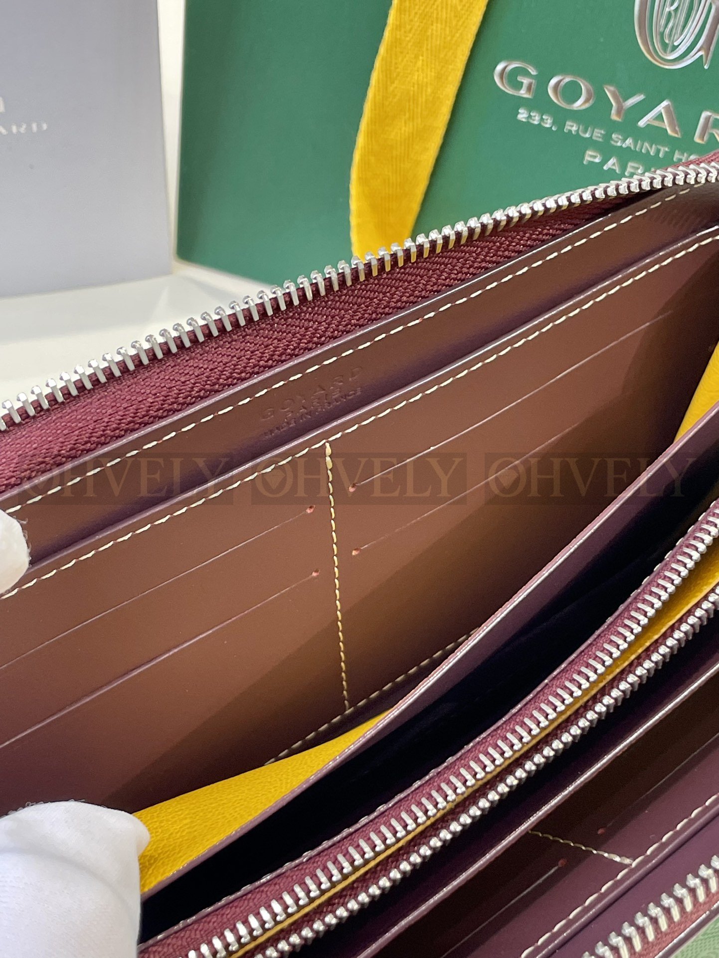 GOYARD 고야드 마티뇽 GM 월렛 버건디 상품 썸네일