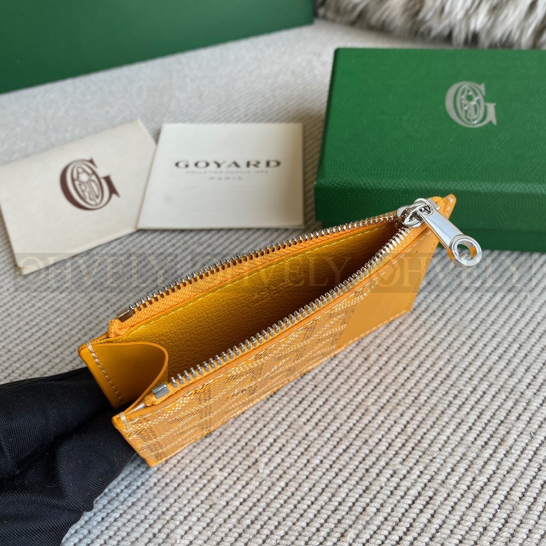 GOYARD 고야드 마티뇽 카드 홀더 옐로우 상품 썸네일