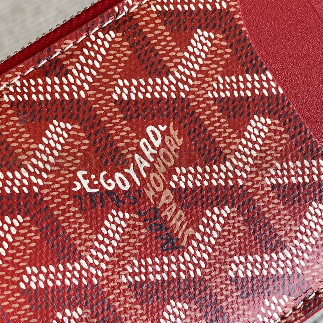GOYARD 고야드 마티뇽 카드 홀더 레드 상품 썸네일