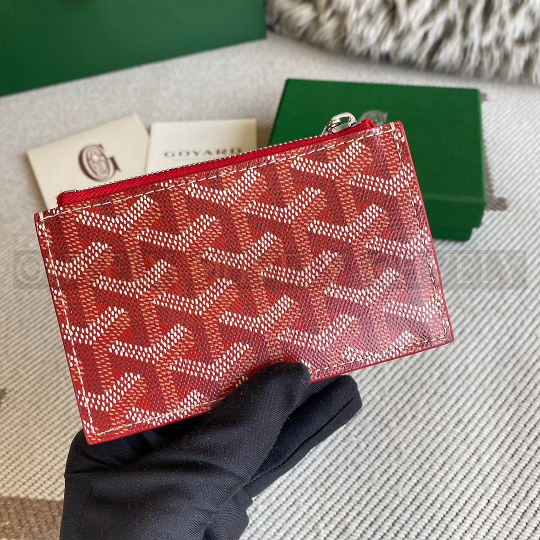 GOYARD 고야드 마티뇽 카드 홀더 레드 상품 썸네일