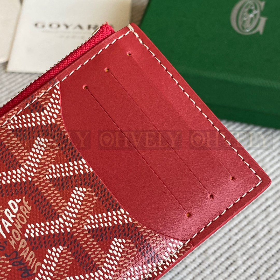 GOYARD 고야드 마티뇽 카드 홀더 레드 상품 썸네일