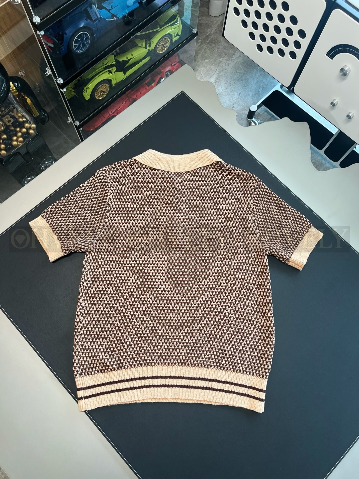 【 ZP버전 】루이비통 Louis Vuitton 청키 메시 니트 폴로 셔츠 상품 썸네일