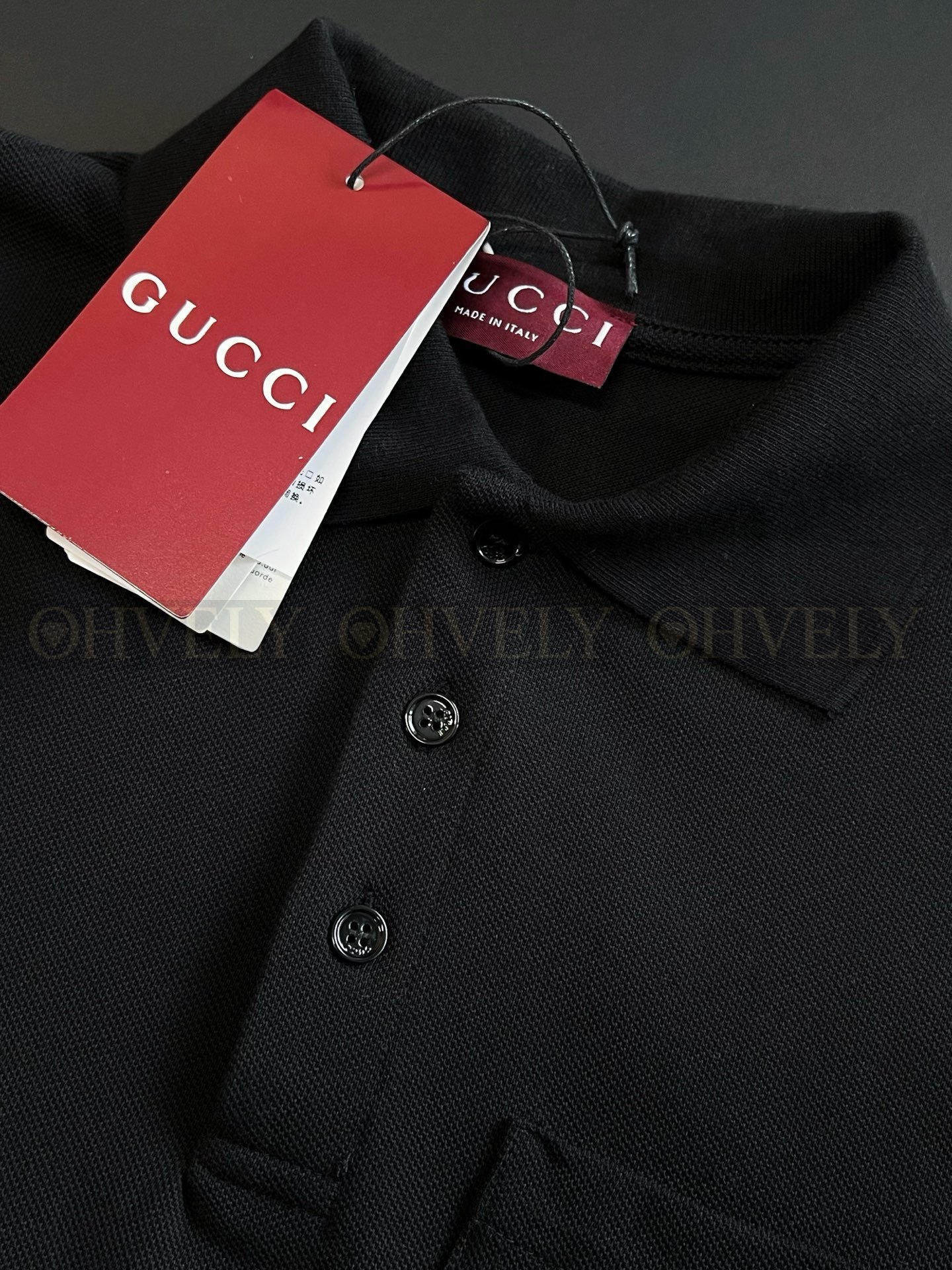 【 ZP버전 】구찌 Gucci 호스빗 포켓 폴로 셔츠 상품 썸네일