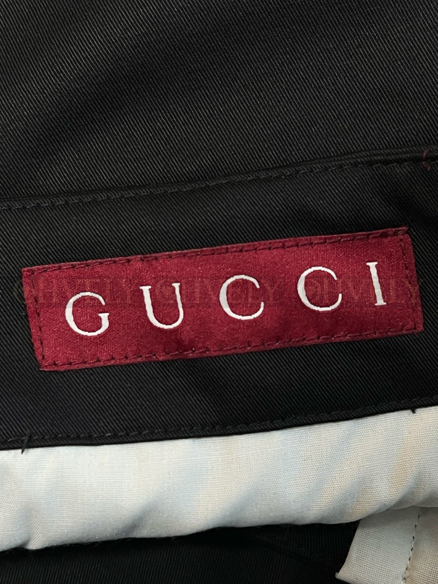 【 ZP버전 】구찌 Gucci 크레스트 쉴드 프린트 코튼 트월 팬츠 상품 썸네일