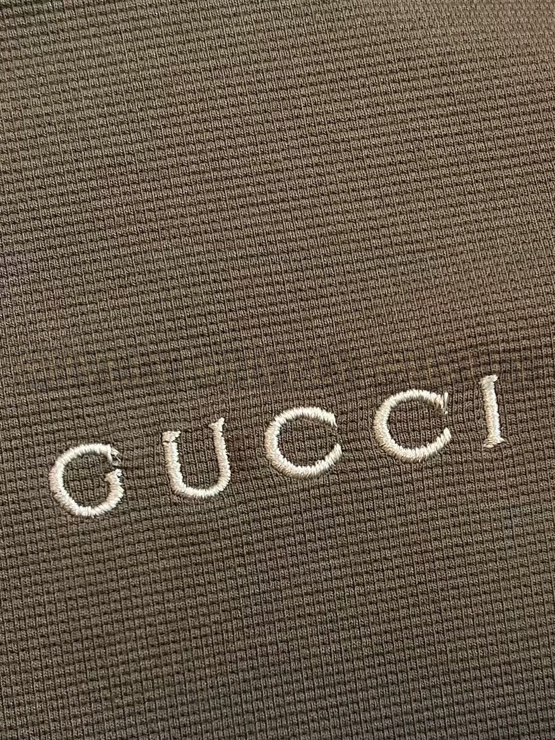 【 ZP버전 】구찌 Gucci 웹 스트라이프 저지 폴로 셔츠 상품 썸네일