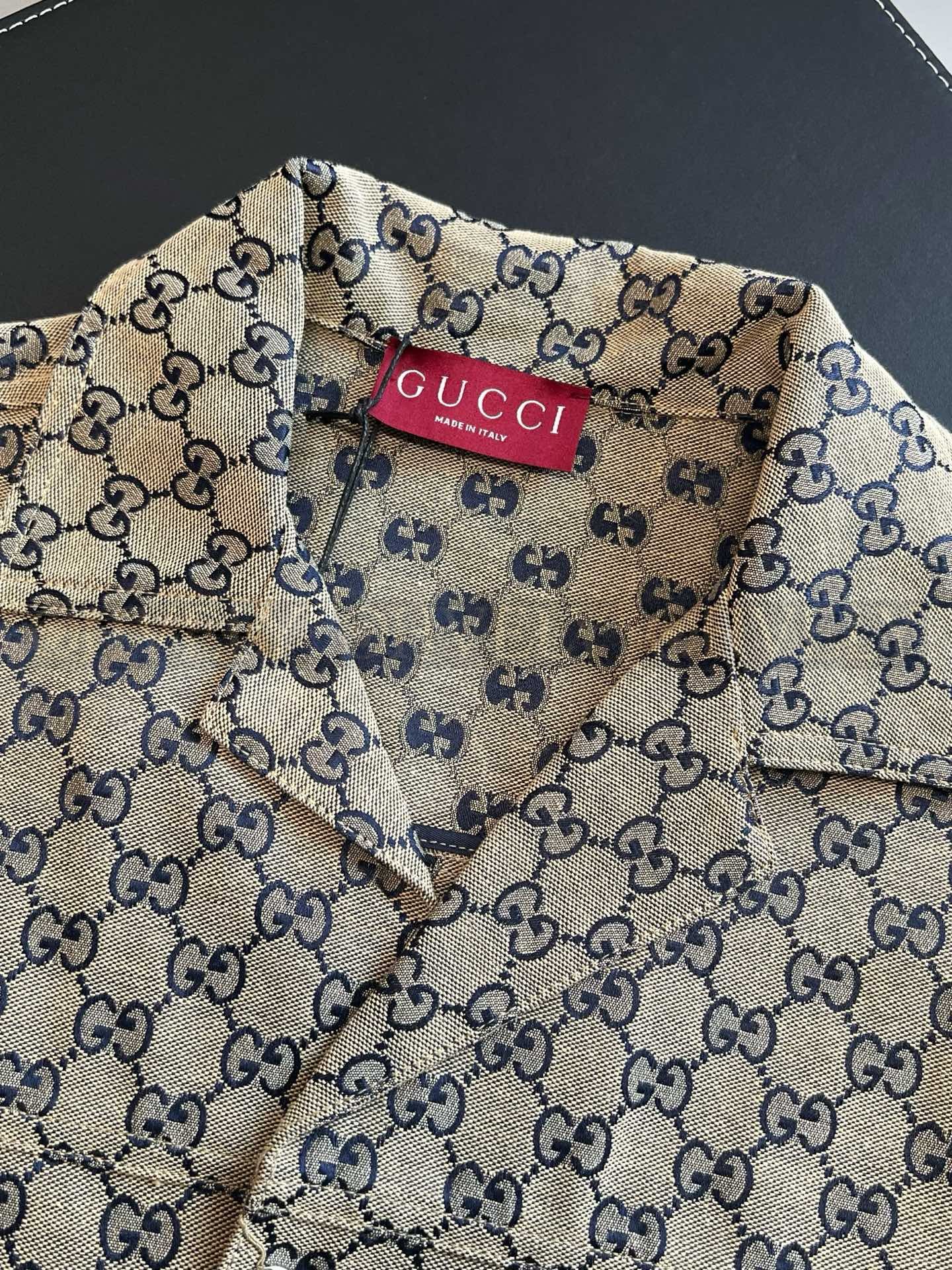【 ZP버전 】구찌 Gucci GG 자카드 셔츠 상품 썸네일