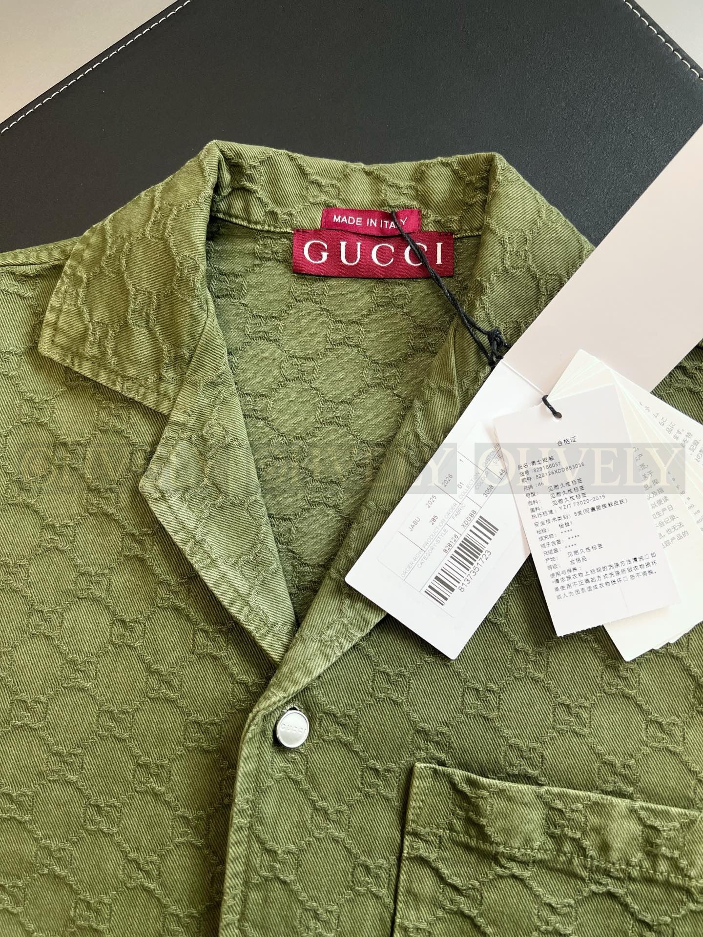 【 ZP버전 】구찌 Gucci GG 자카드 데님 그라데이션 셔츠 상품 썸네일