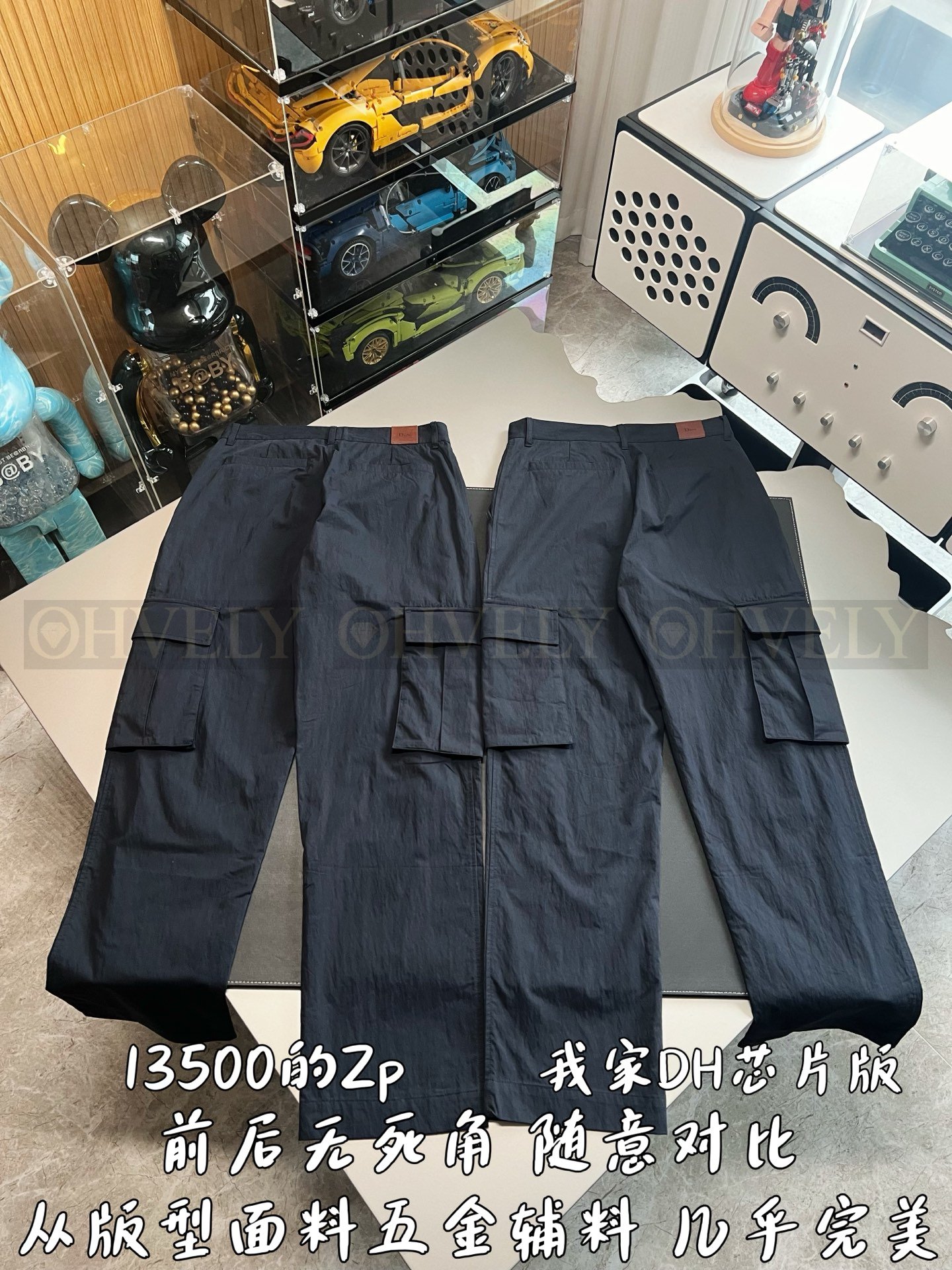 【 ZP버전 】CD 로고 패치 네이비 카고 팬츠 상품 썸네일
