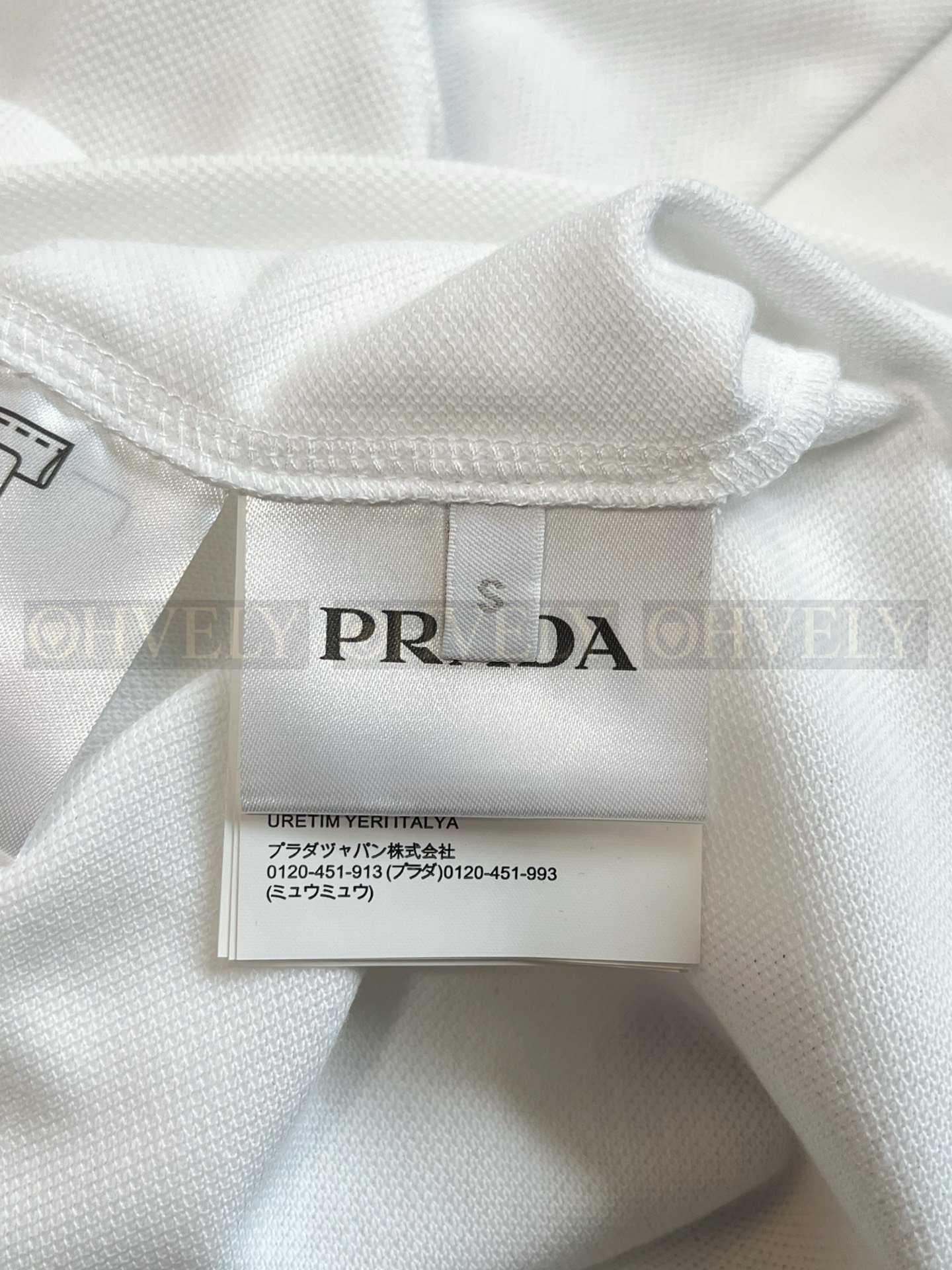 【 ZP버전 】프라다 PRADA 삼각 로고 피케 폴로 셔츠 상품 썸네일