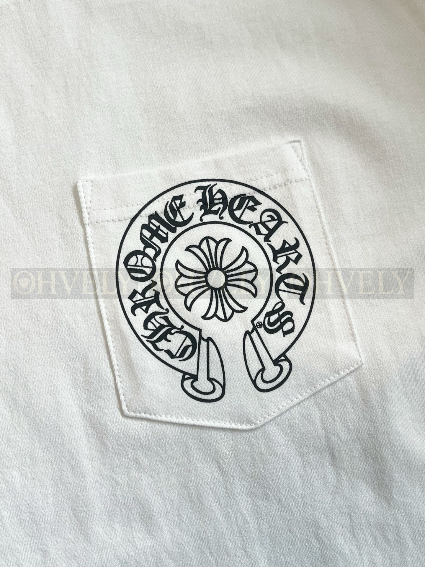 【 ZP버전 】크롬하츠 Chrome Hearts 바인 호스슈 로고 반팔 티셔츠 상품 썸네일