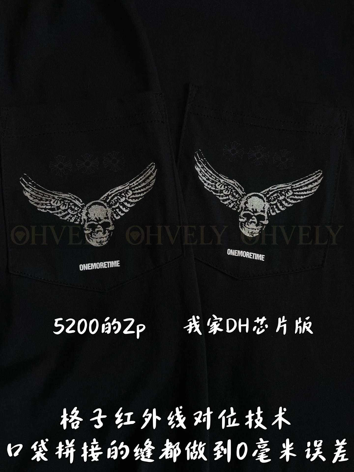 【 ZP버전 】크롬하츠 Chrome Hearts 영블러드 협업 스컬 크로스 반팔 티셔츠 상품 썸네일
