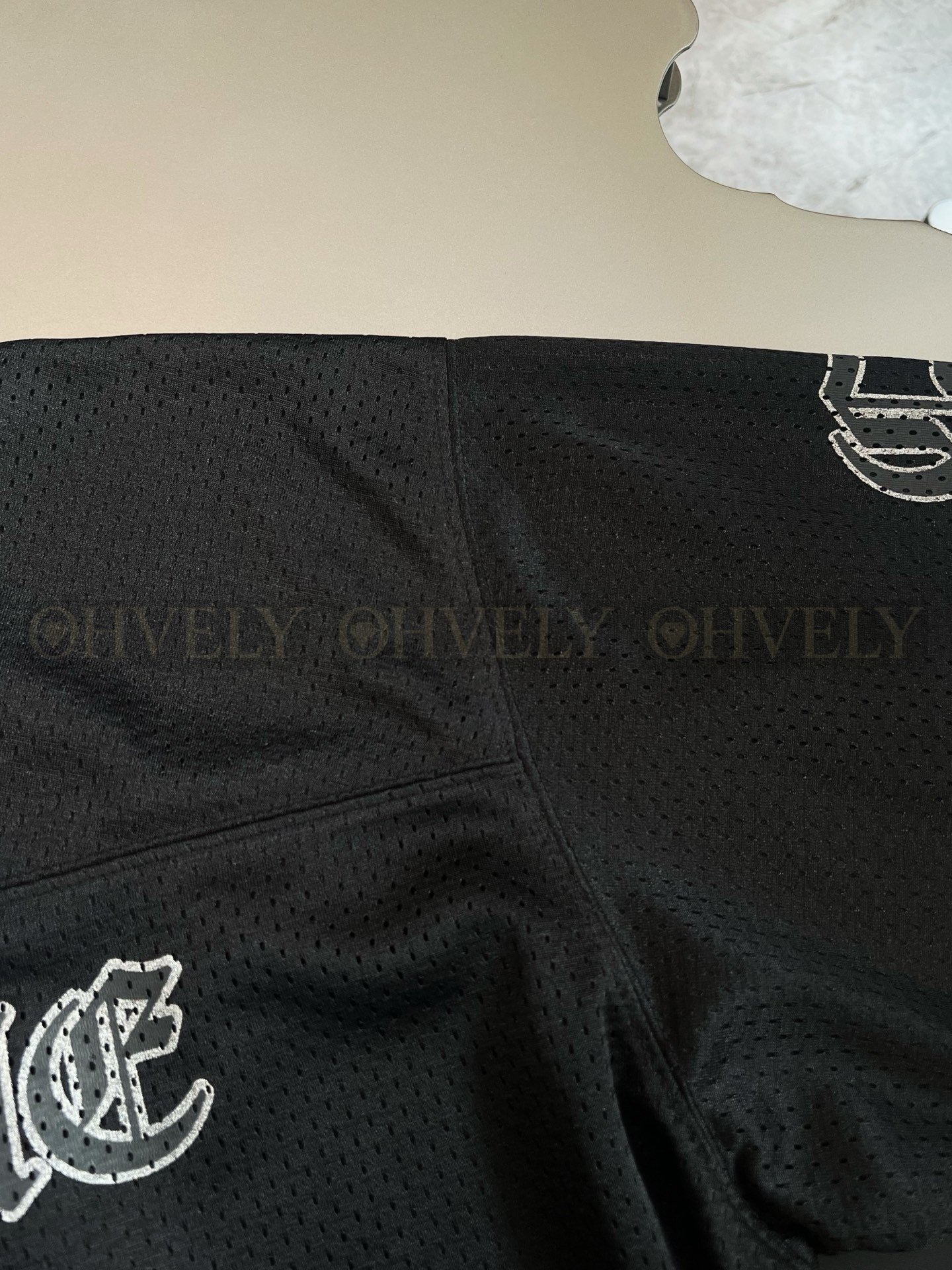【 ZP버전 】크롬하츠 Chrome Hearts 글리터 로고 메쉬 하키 저지 상품 썸네일