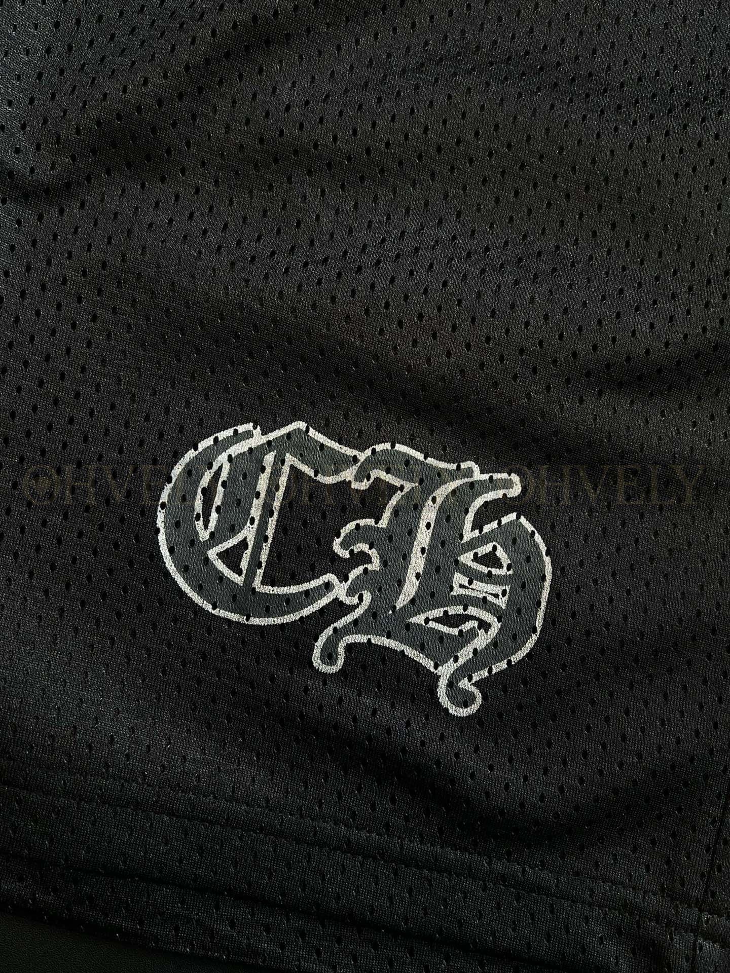 【 ZP버전 】크롬하츠 Chrome Hearts 글리터 로고 메쉬 하키 팬츠 상품 썸네일