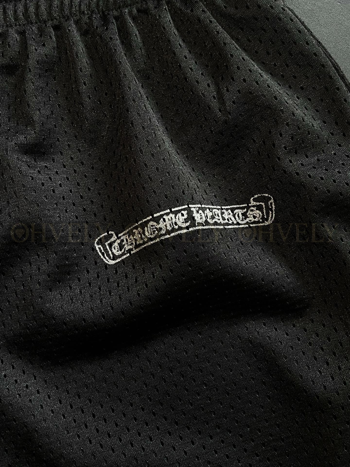 【 ZP버전 】크롬하츠 Chrome Hearts 글리터 로고 메쉬 하키 팬츠 상품 썸네일