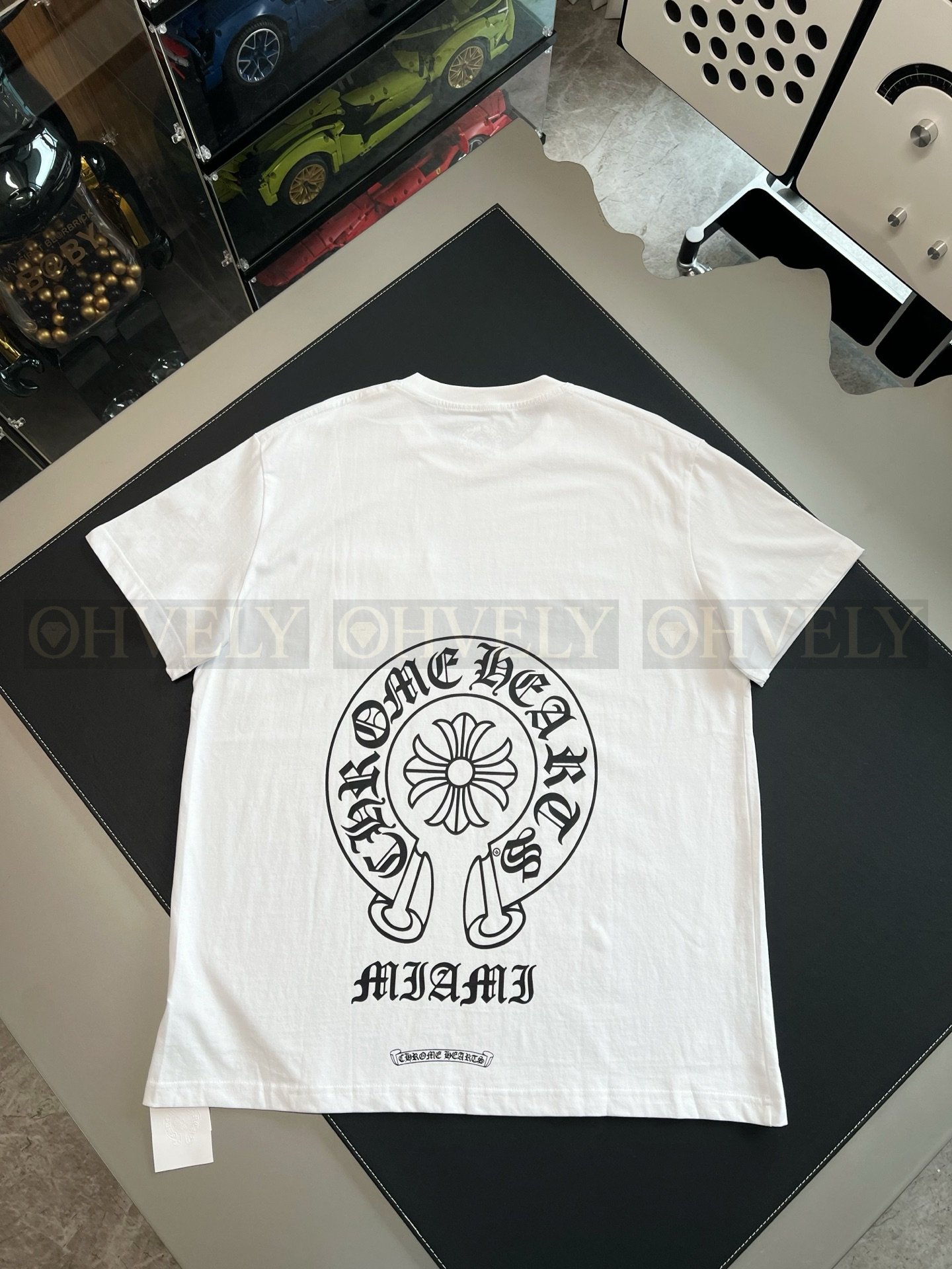 【 ZP버전 】크롬하츠 Chrome Hearts 마이애미 한정 호스슈 반팔 티셔츠 상품 썸네일