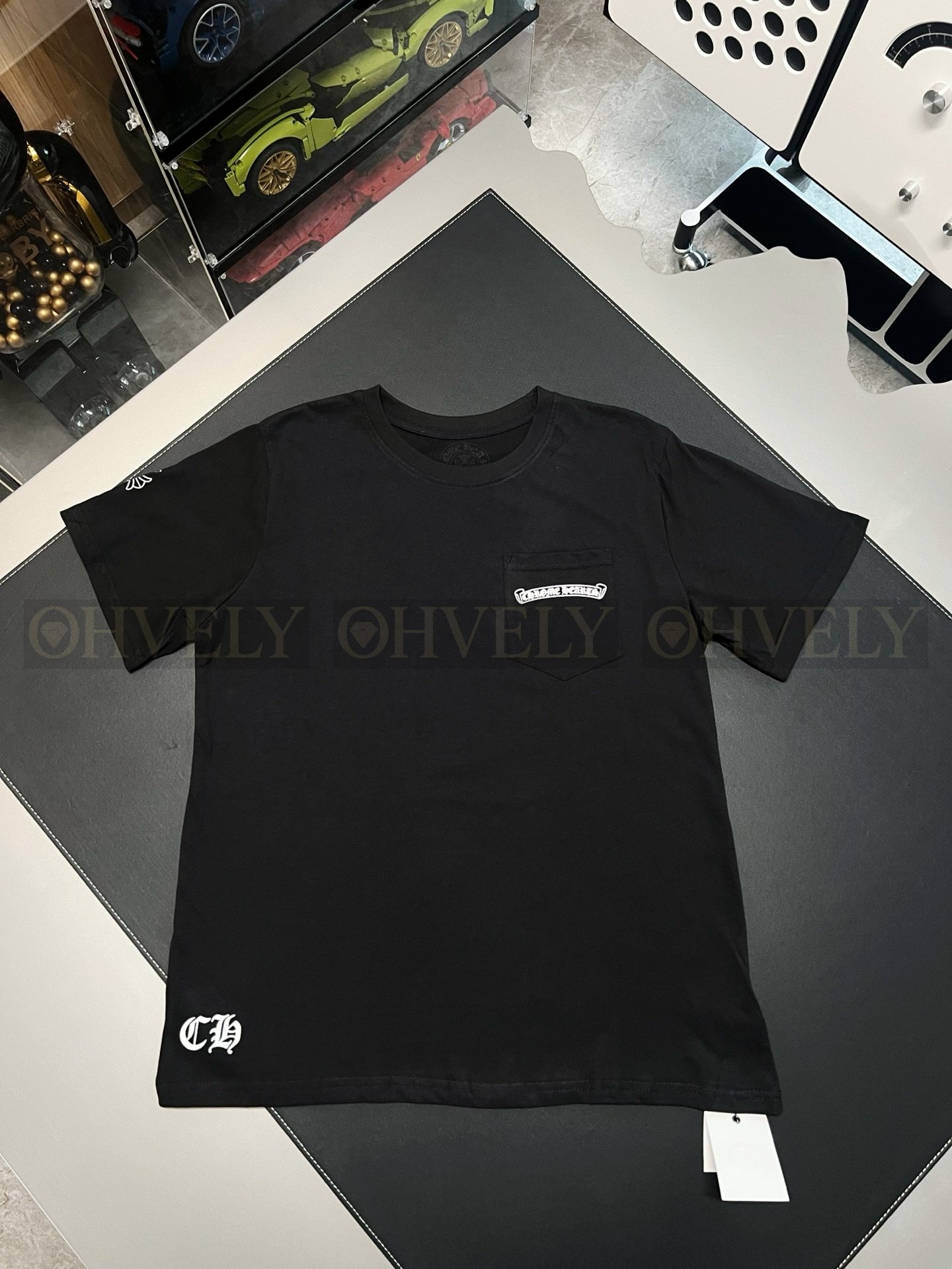 【 ZP버전 】크롬하츠 Chrome Hearts 세메터리 크로스 티셔츠 상품 썸네일