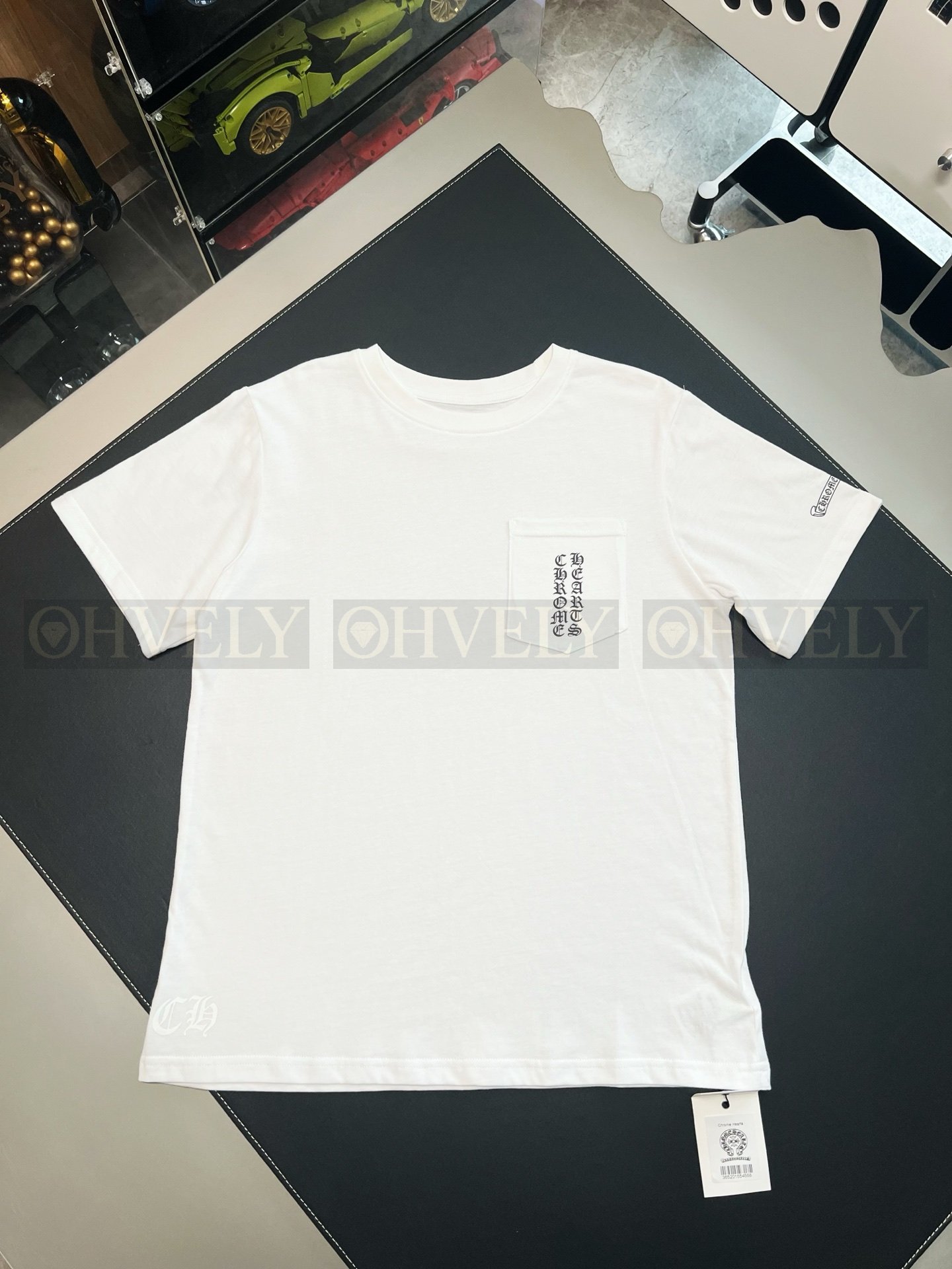 【 ZP버전 】크롬하츠 Chrome Hearts 한정 산스크리트어 범어 포켓 티셔츠 상품 썸네일