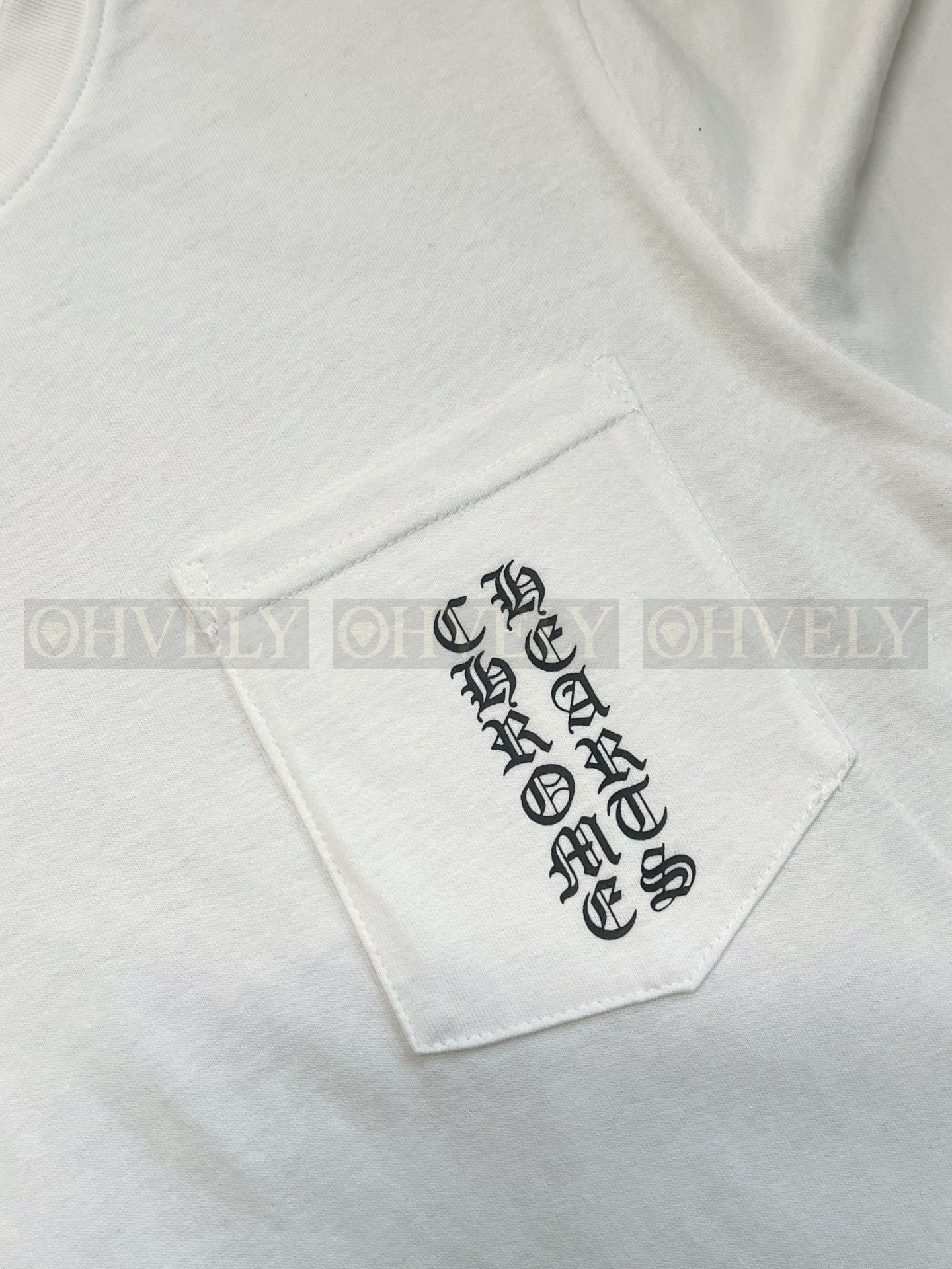 【 ZP버전 】크롬하츠 Chrome Hearts 한정 산스크리트어 범어 포켓 티셔츠 상품 썸네일