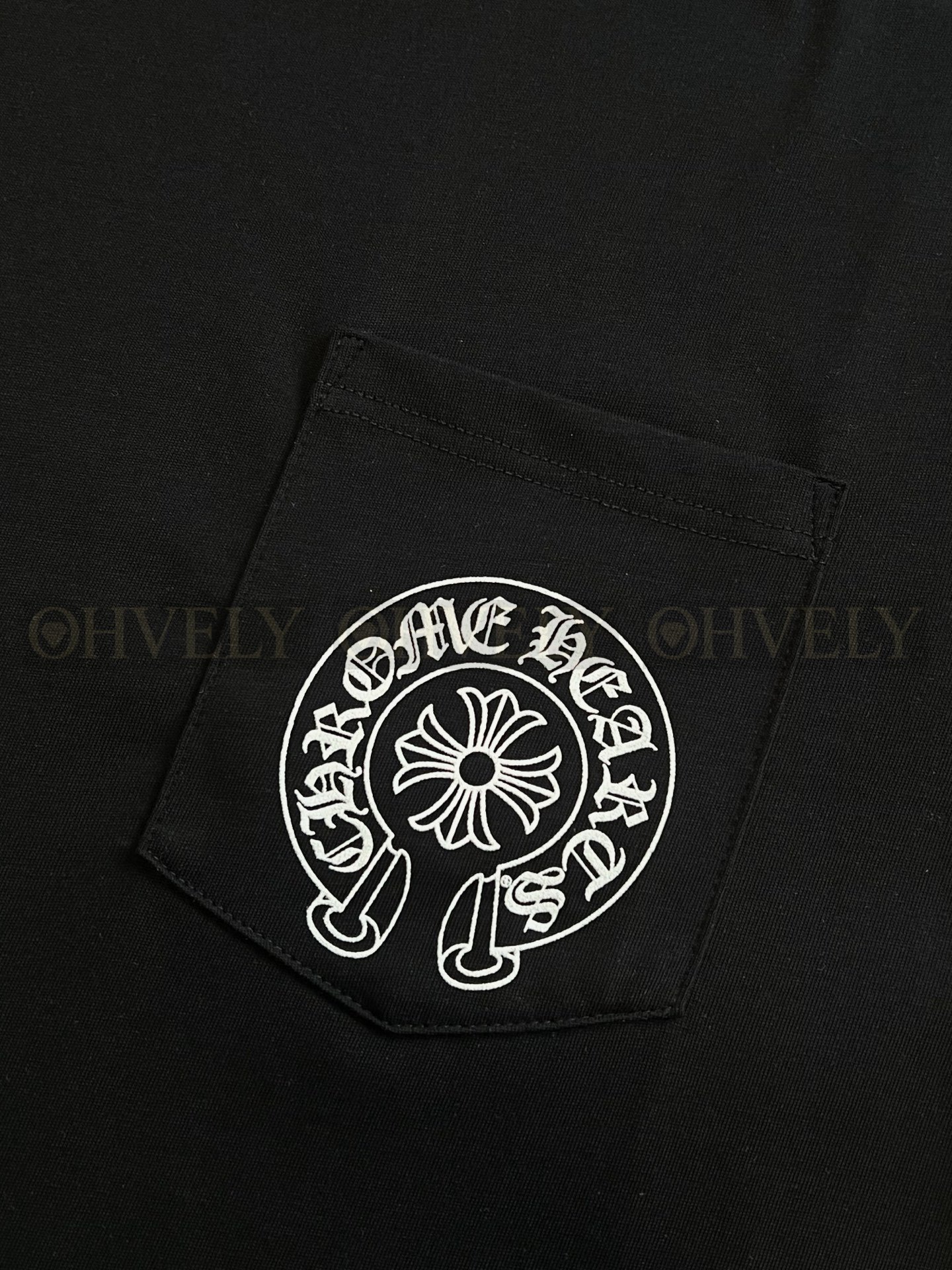 【 ZP버전 】크롬하츠 Chrome Hearts 한정 산스크리트어 범어 포켓 티셔츠 상품 썸네일