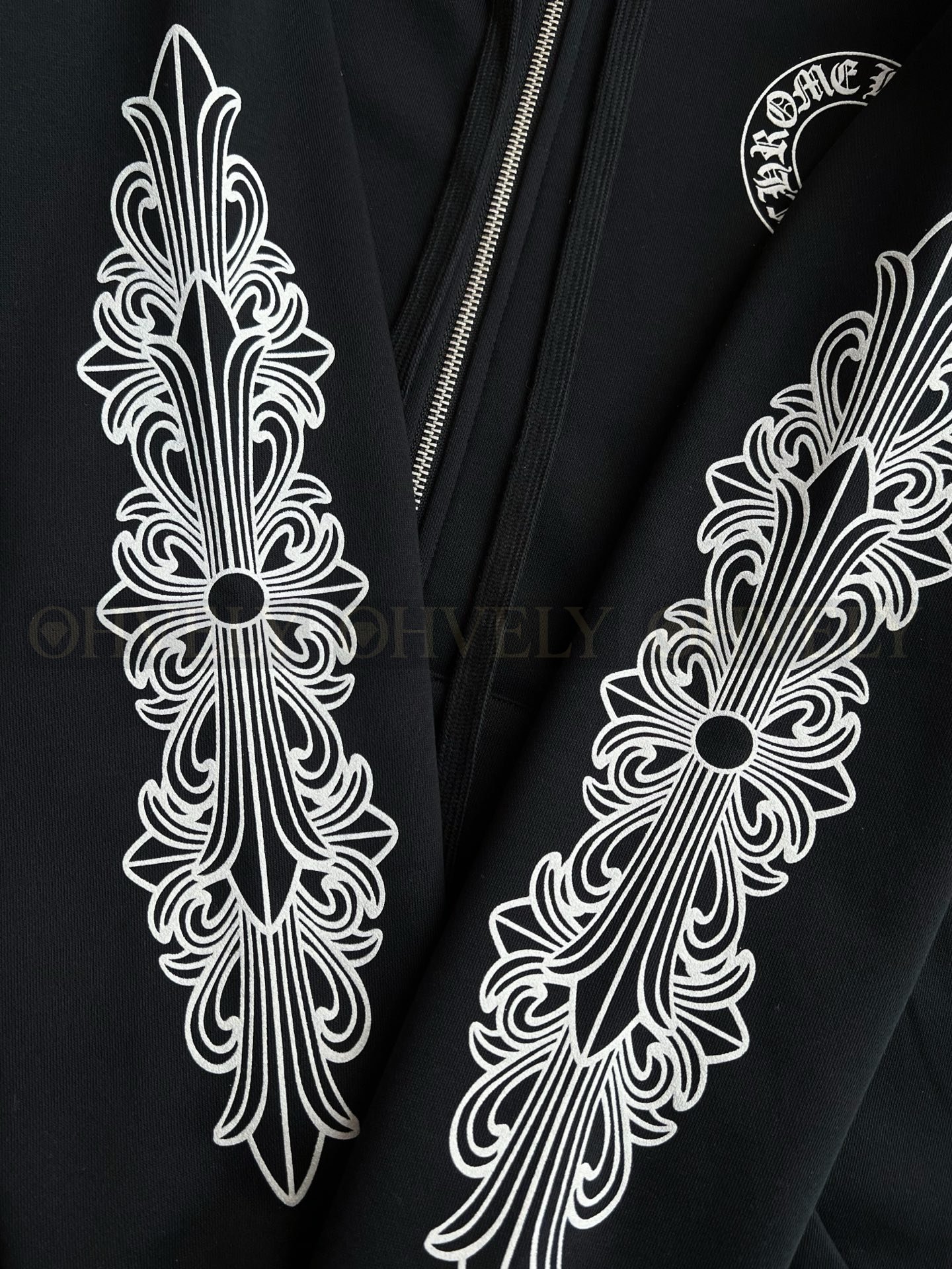 【 ZP버전 】크롬하츠 Chrome Hearts 매티보이 댓츠댓 퍼플 후드 집업 상품 썸네일