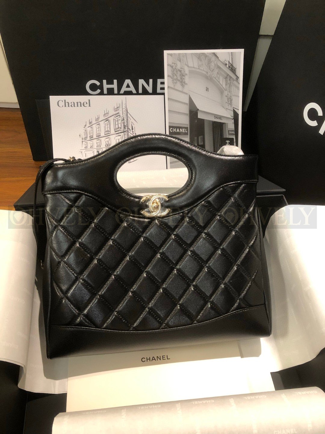 Chanel 31 bag 스몰 블랙(은장) 상품 썸네일