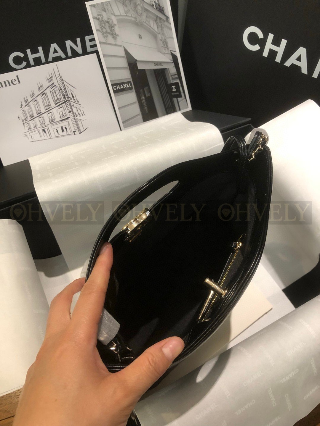 Chanel 31 bag 스몰 블랙(은장) 상품 썸네일