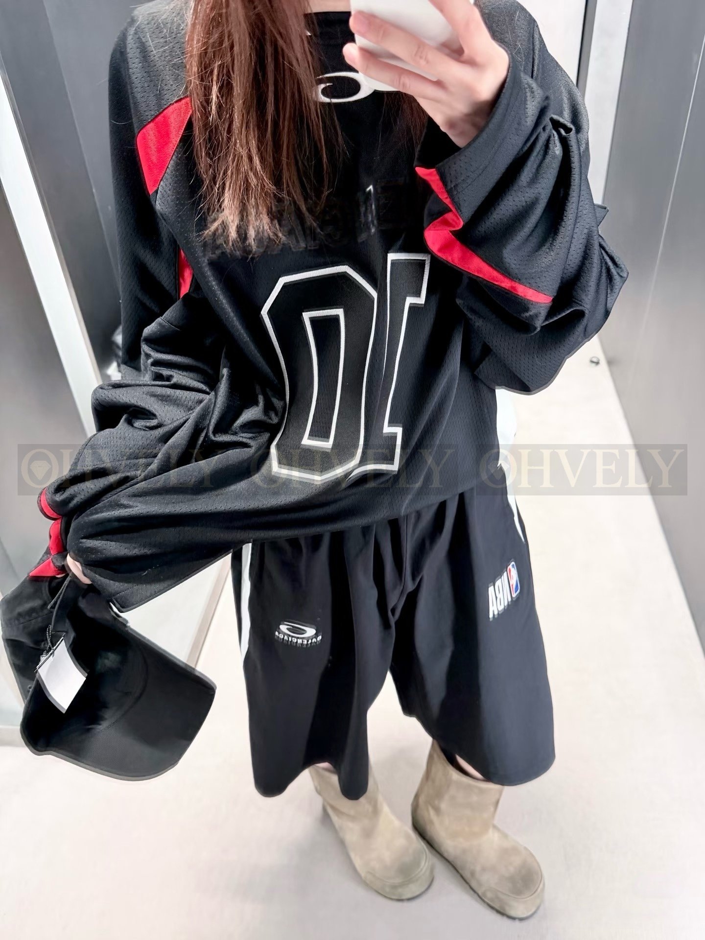 【 ZP버전 】발렌시아가 Balenciaga NBA 콜라보레이션 메쉬 반바지 상품 썸네일