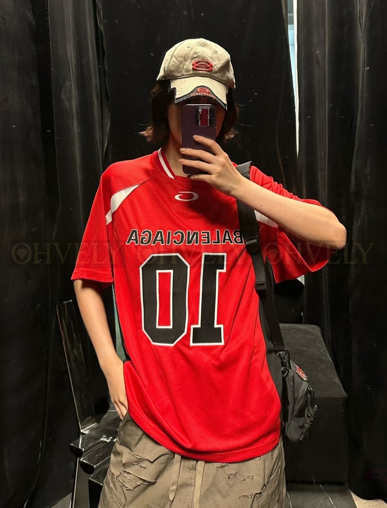 【 ZP버전 】발렌시아가 Balenciaga NBA 콜라보레이션 메쉬 로고 저지 상품 썸네일