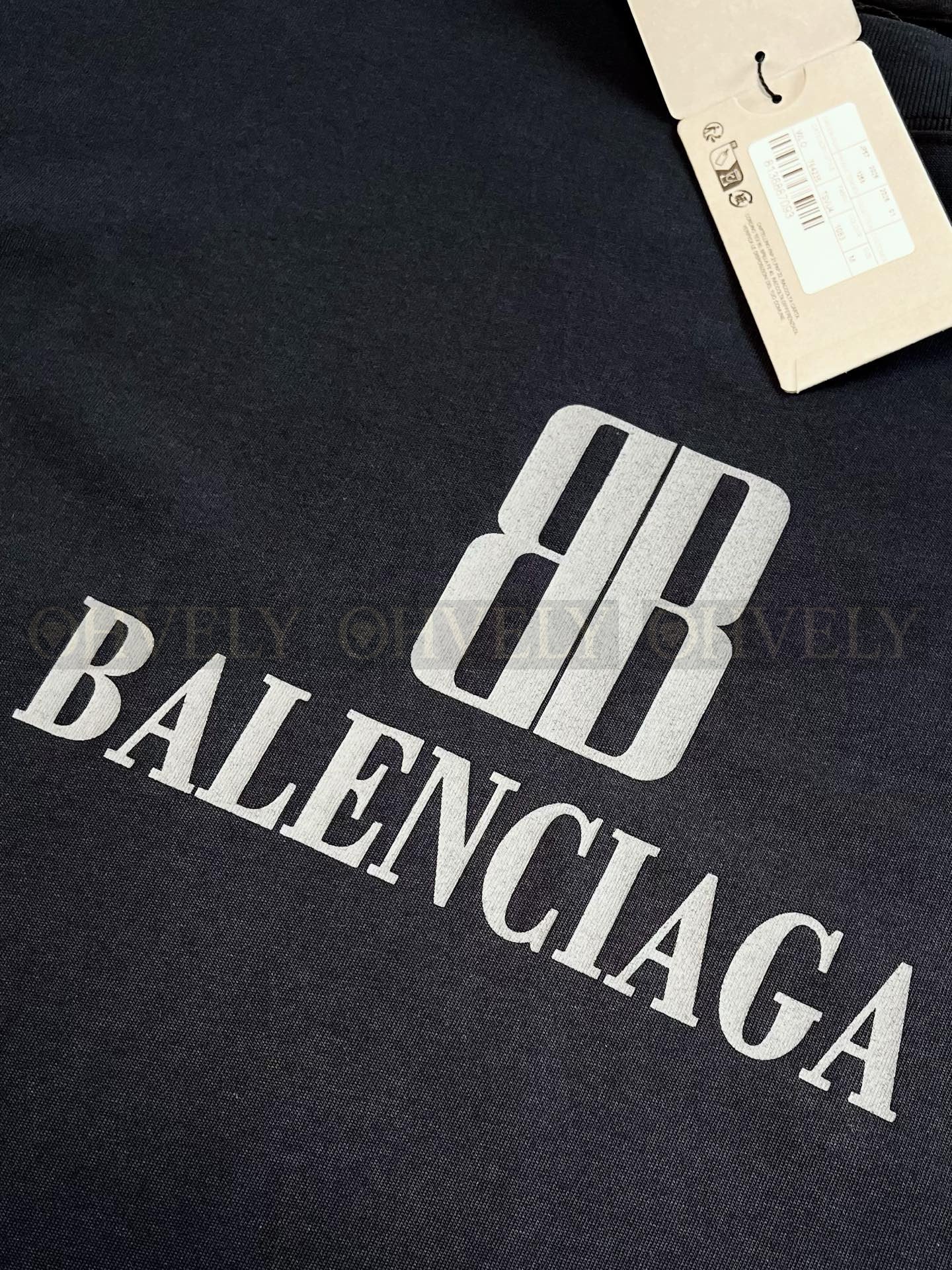 【 ZP버전 】발렌시아가 Balenciaga 더블 B 로고 프린트 반팔 티셔츠 상품 썸네일