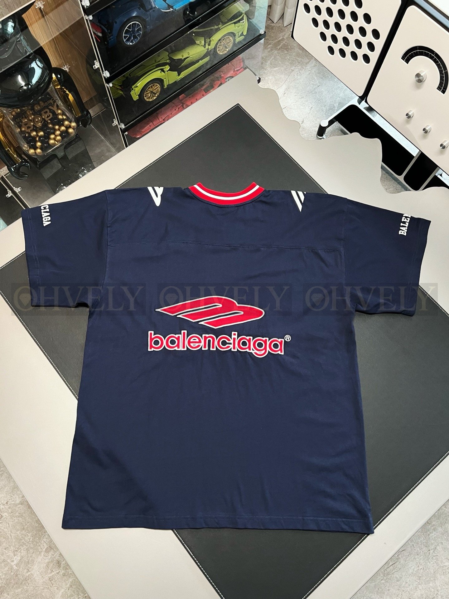 【 ZP버전 】발렌시아가 Balenciaga 3B 스포츠 아이콘 로고 저지 티셔츠 상품 썸네일