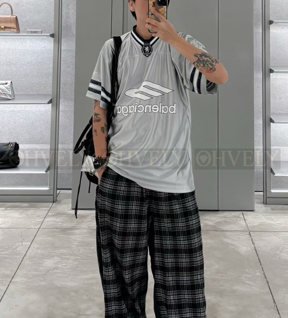 【 ZP버전 】발렌시아가 Balenciaga 3B 스포츠 아이콘 로고 저지 티셔츠 상품 썸네일
